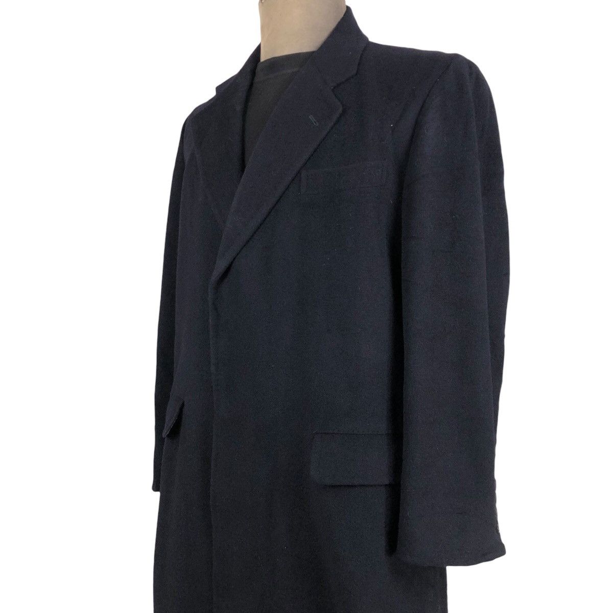 Burberry Vintage Burberrys Wool Cashmere Car Coat Size US L / EU 52-54 / 3 - 2 Thumbnail