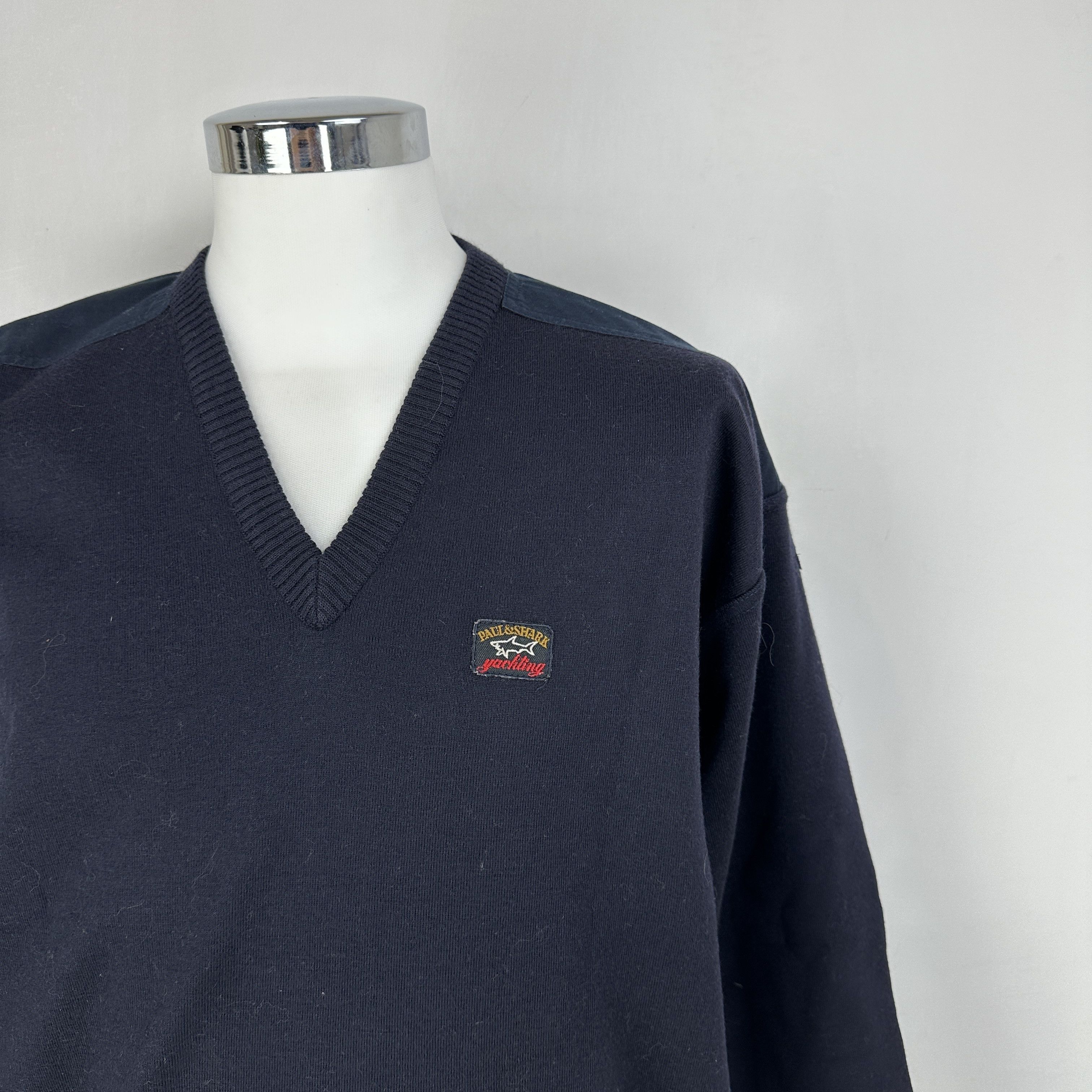 Paul & Shark Maglione Paul & Shark Scollo a V – XL Size US XL / EU 56 / 4 - 2 Thumbnail