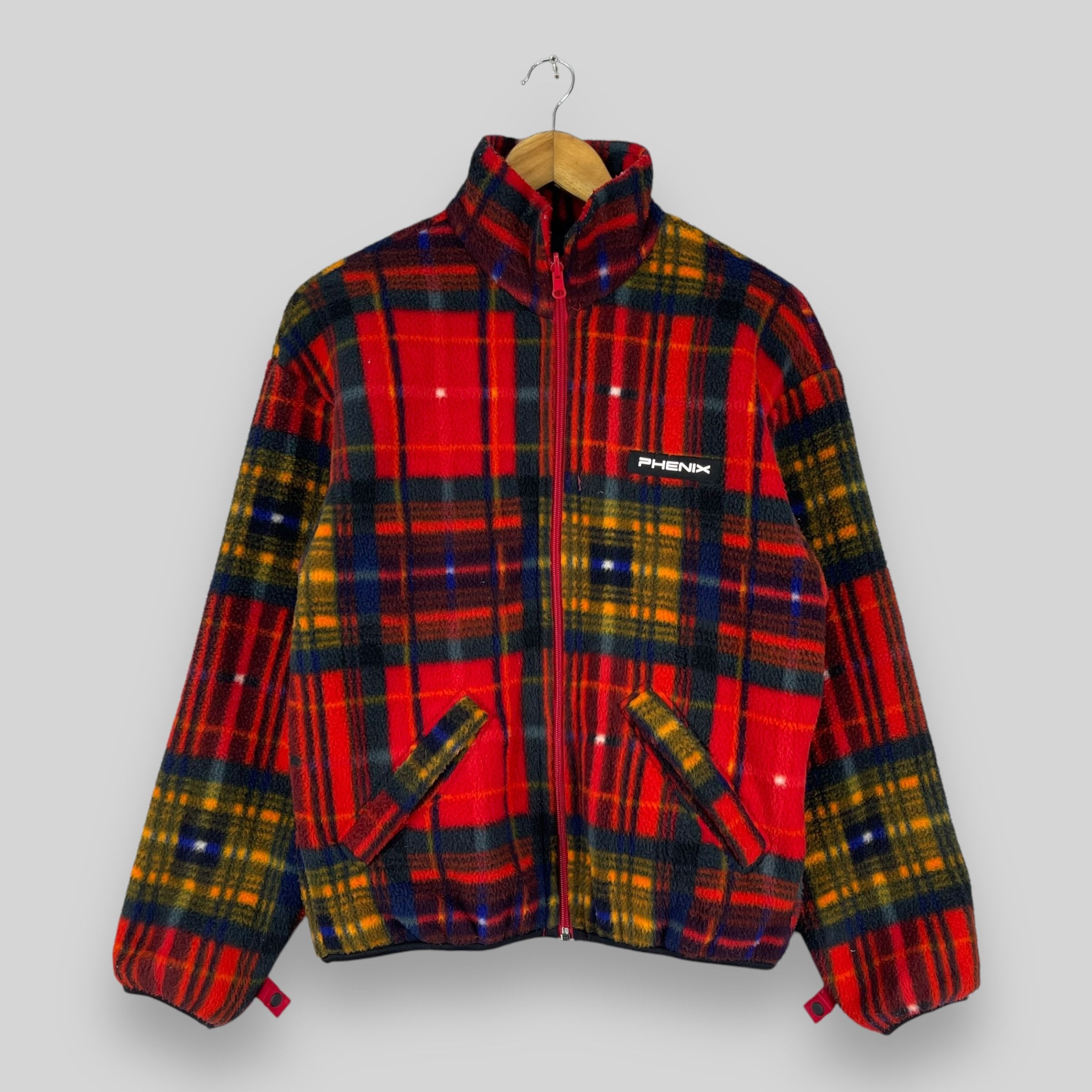 Phenix Vintage PHENIX Polartec Plaid Tartan Warmer Ski Jacket Size M / US 6-8 / IT 42-44 - 1 Thumbnail