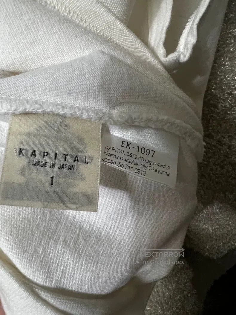 Kapital Kapital Smiley Face Short Sleeve T. Size US L / EU 52-54 / 3 - 6 Thumbnail