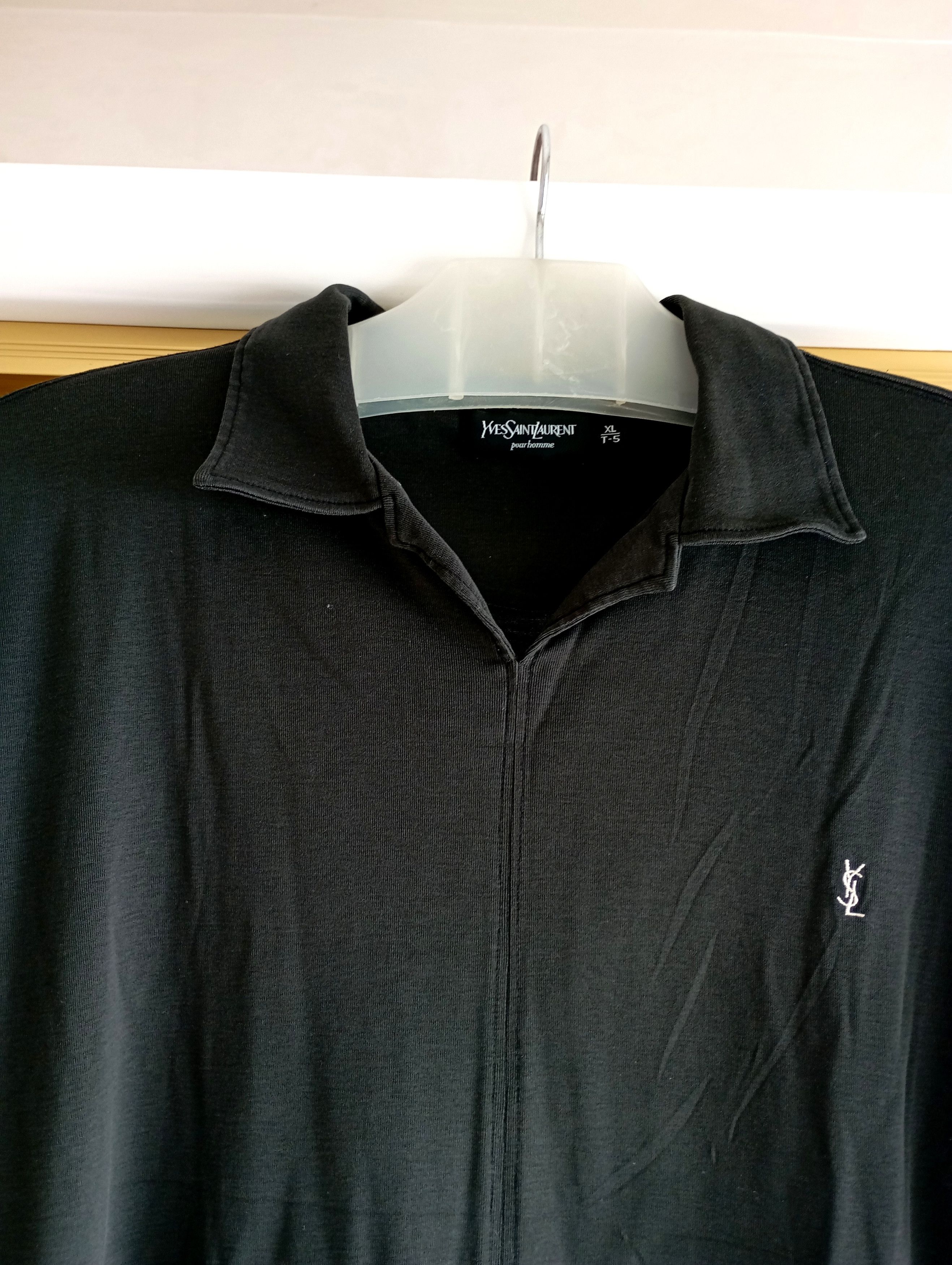 Vintage × Yves Saint Laurent Vintage YSL Yves Saint Laurent Small Logo T Shirt Size US XL / EU 56 / 4 - 1 Thumbnail