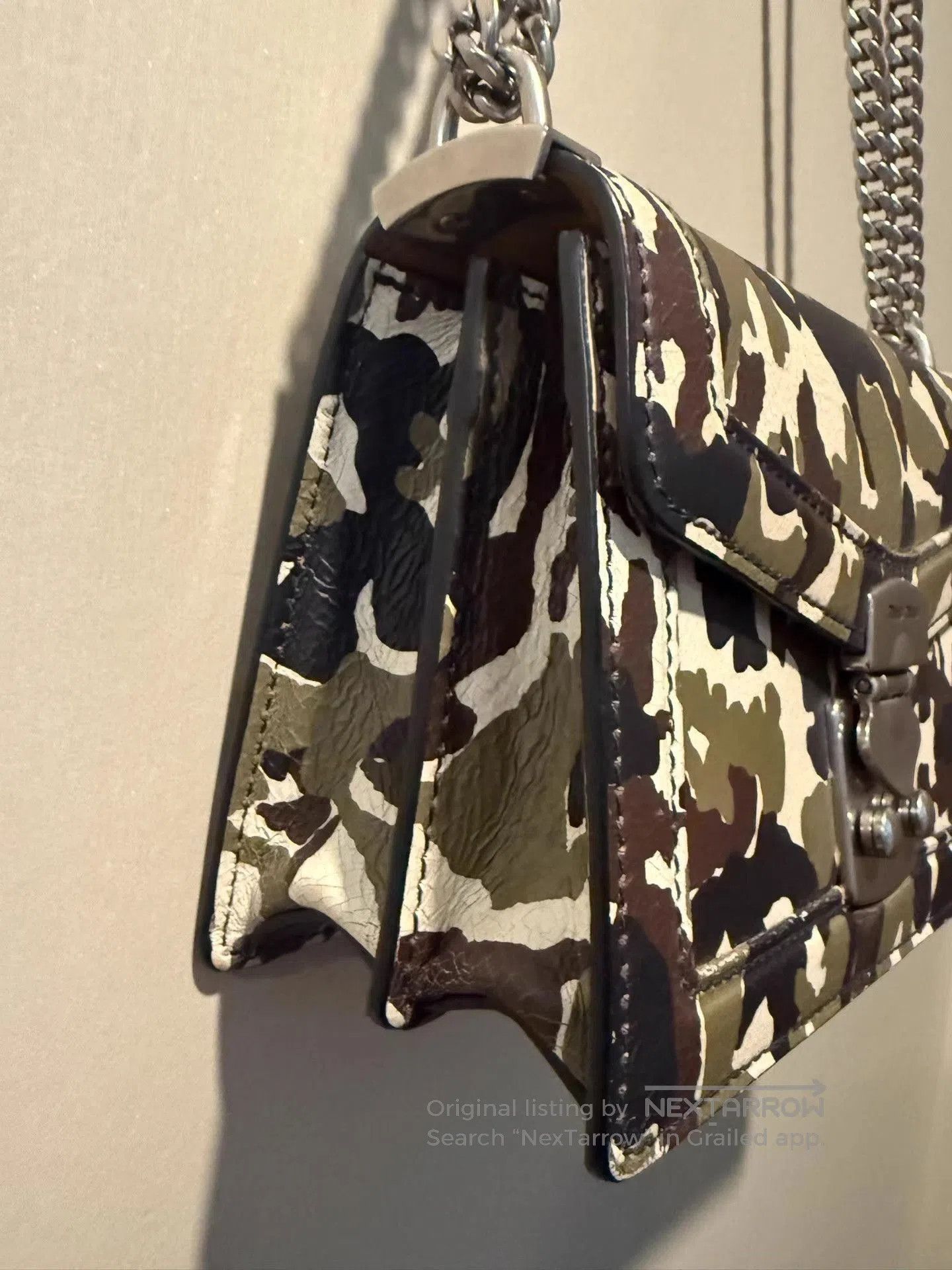 Miu Miu Multi Camouflage Chain Strap Crossbody Bag. Size ONE SIZE - 6 Thumbnail