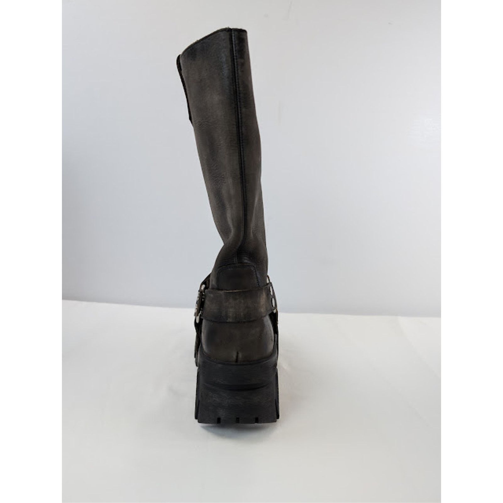 Balenciaga o1rshd1 Q:2 / Bulldozer Harness Boots in Faded Black Size US 8 / EU 41 - 17 Thumbnail