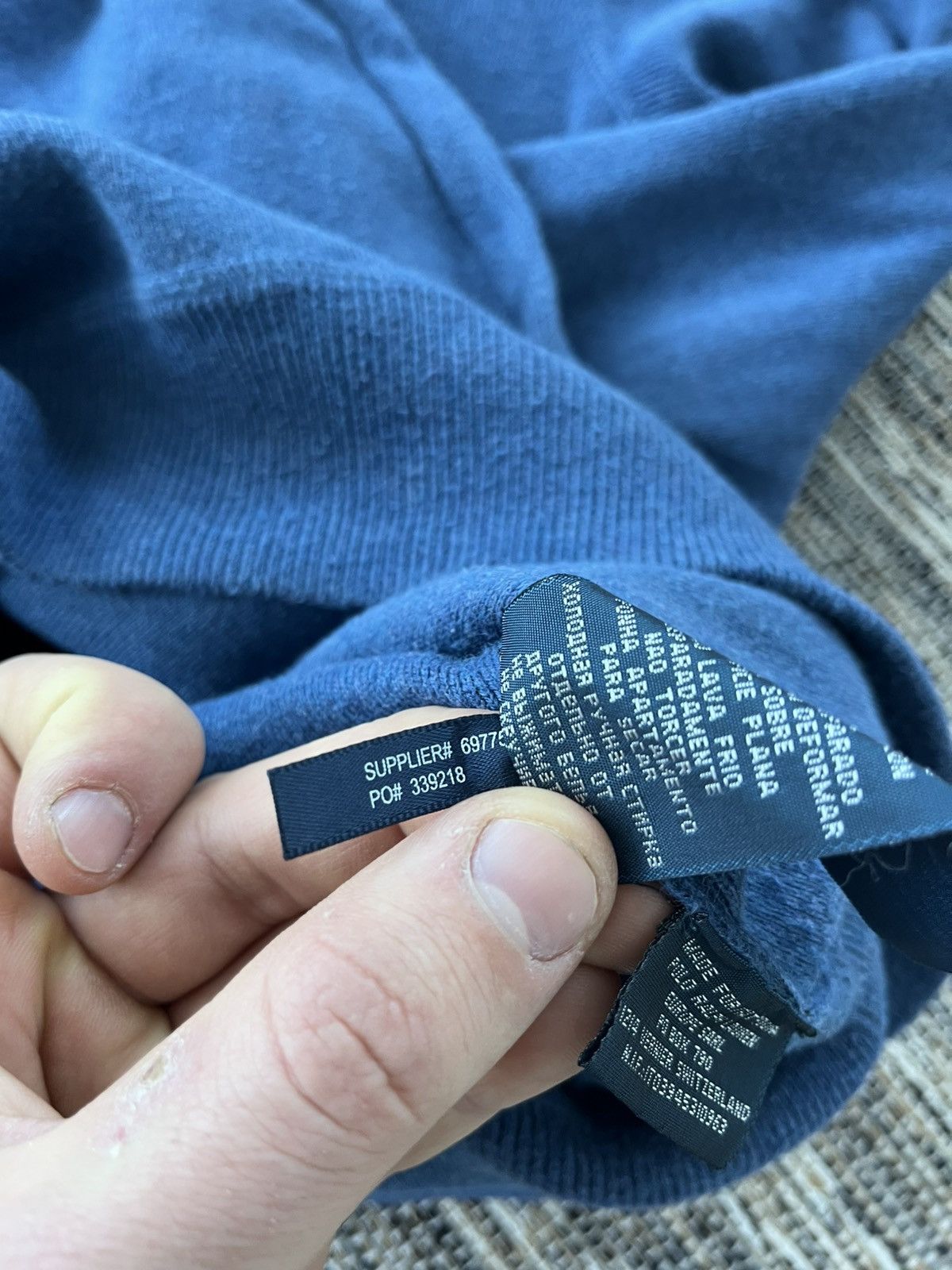 Polo Ralph Lauren Vintage Polo Ralph Lauren Blue Avantgarde Y2K Sweatshirt Size US M / EU 48-50 / 2 - 13 Thumbnail