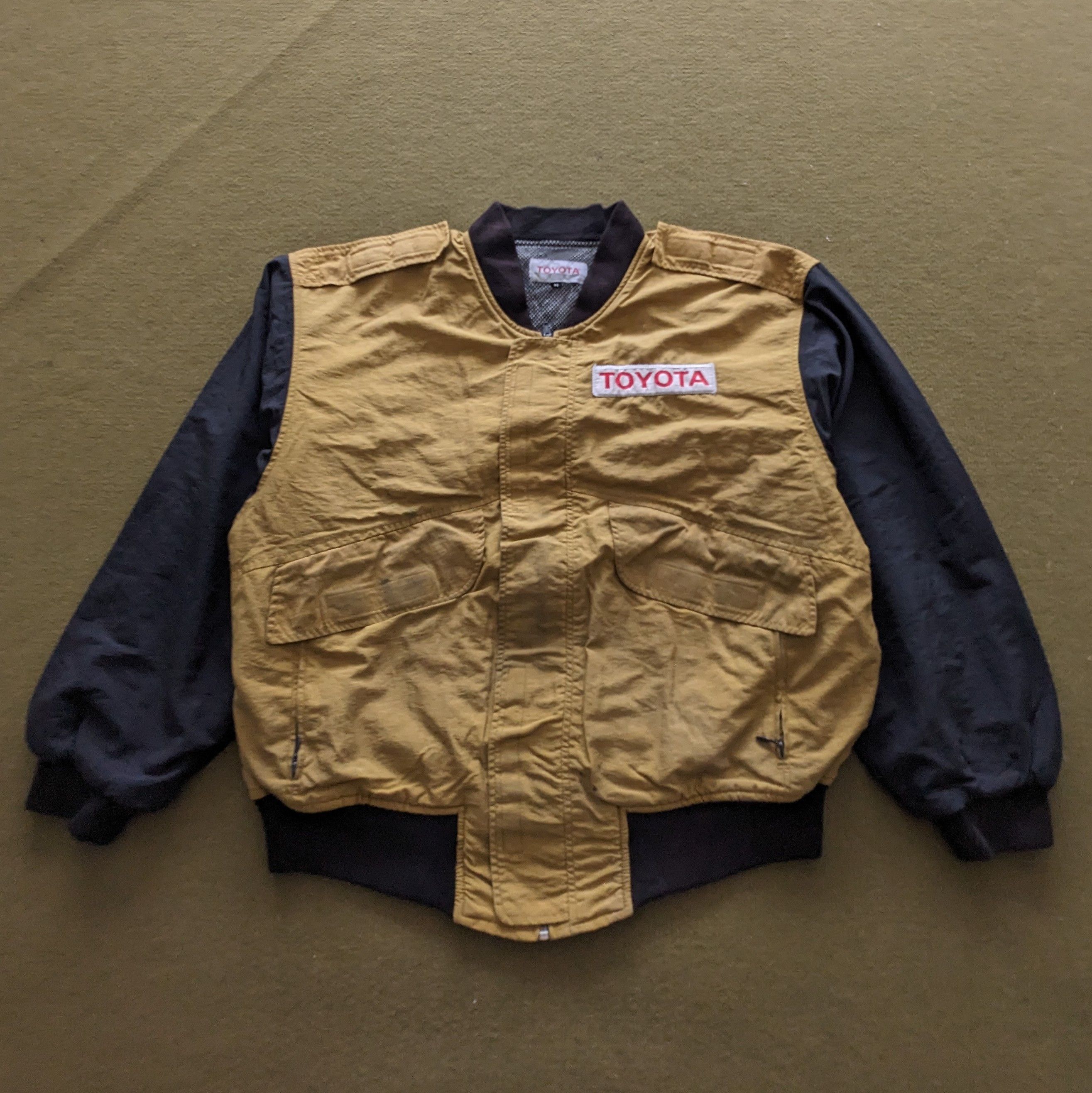 Other Vintage TOYOTA Motorsports Racing Bomber Jacket Size US L / EU 52-54 / 3 - 2 Thumbnail