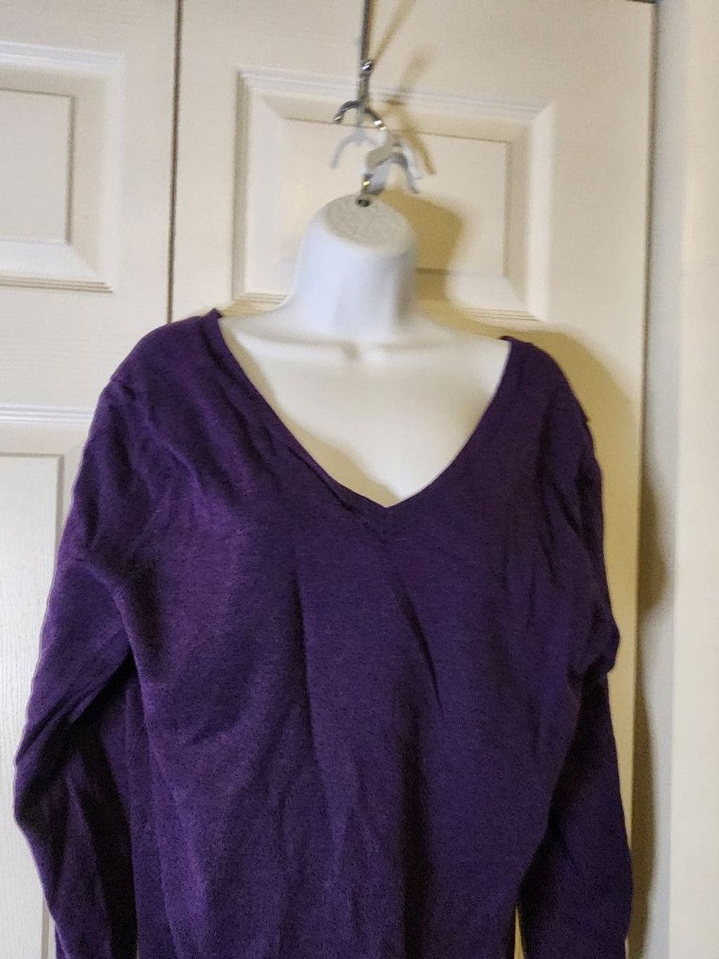 Other Lane Bryant Double V- Neck Sweater Size XL / US 12-14 / IT 48-50 - 2 Thumbnail