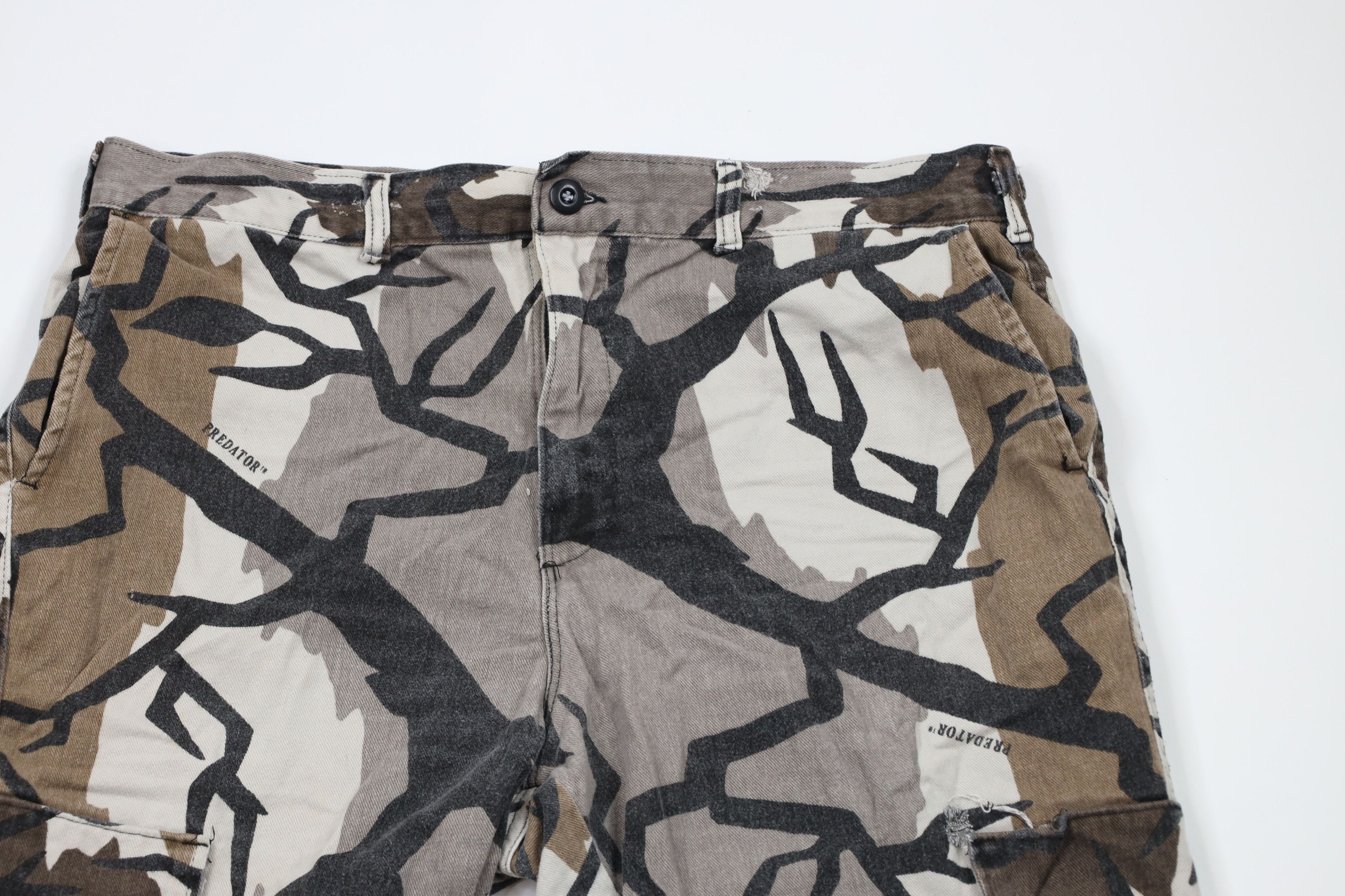 Vintage Vintage 90s Streetwear Camouflage Wide Leg Cargo Pants USA Size US 38 / EU 54 - 2 Thumbnail