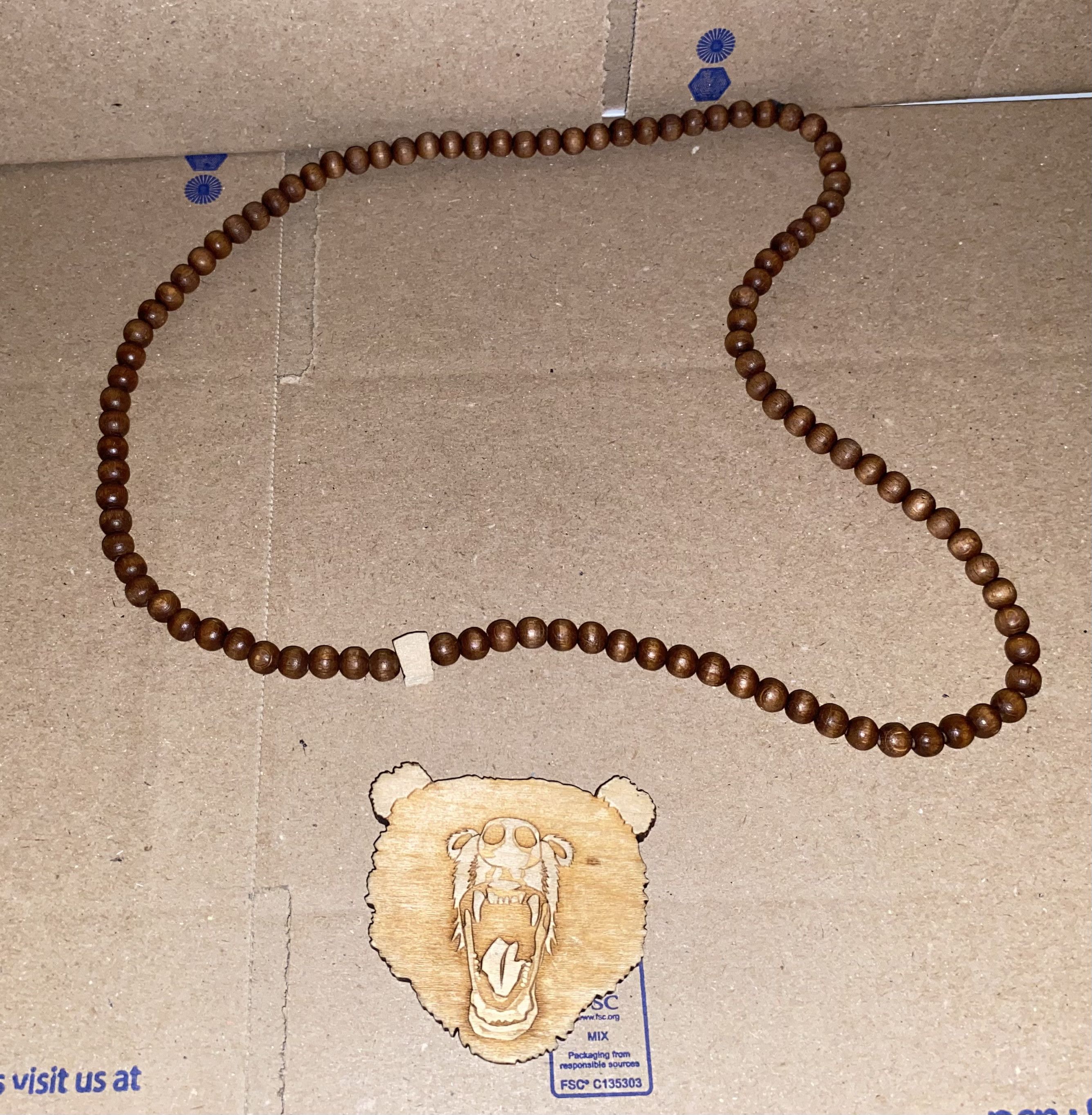 Goodwood NYC × Vintage Good Wood New York NYC Grizzly Bear Chain Necklace Supreme ! Size ONE SIZE - 1 Thumbnail