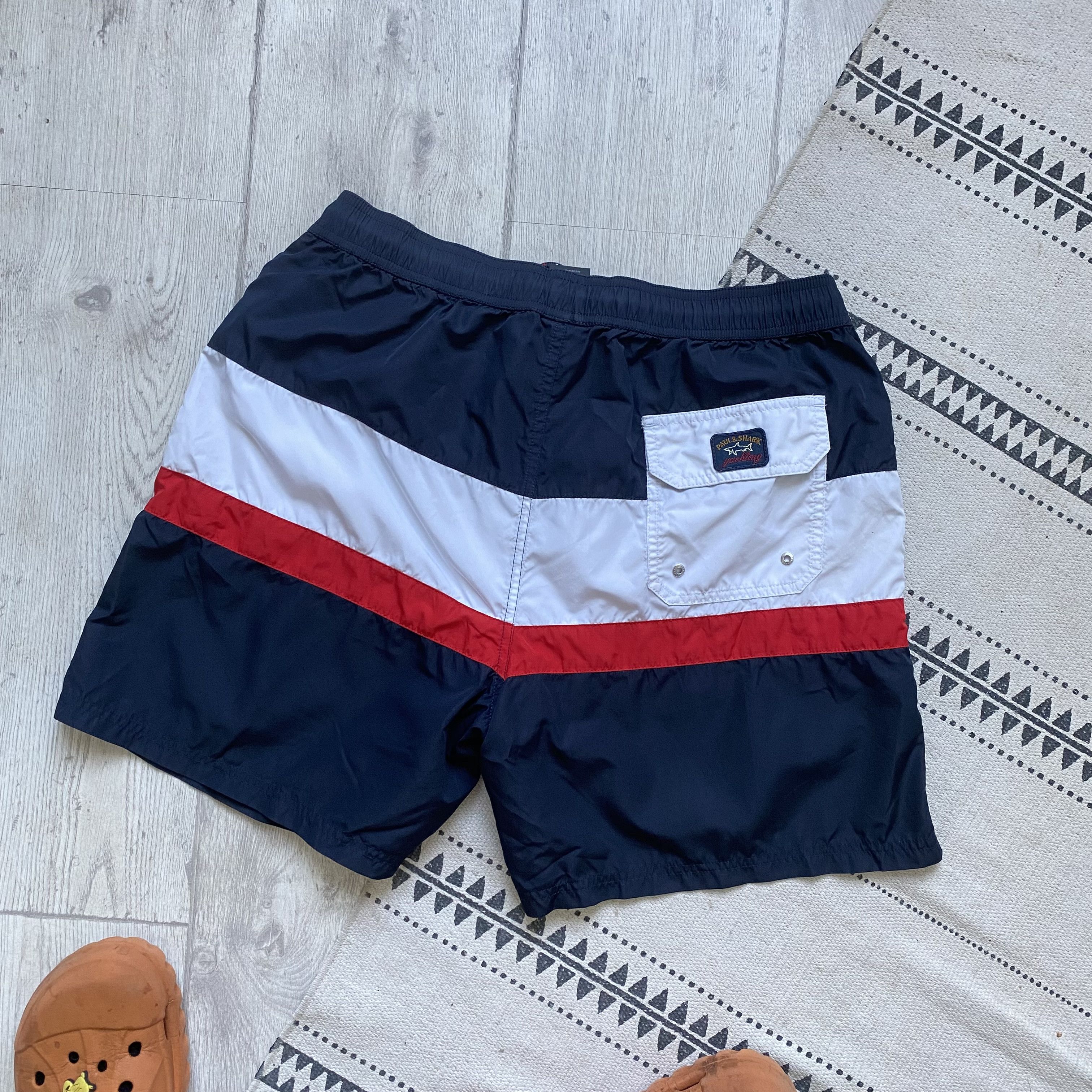 Paul & Shark Luxury Designer Paul Shark swim shorts nylon Orlebar Brown Size US 34 / EU 50 - 8 Thumbnail