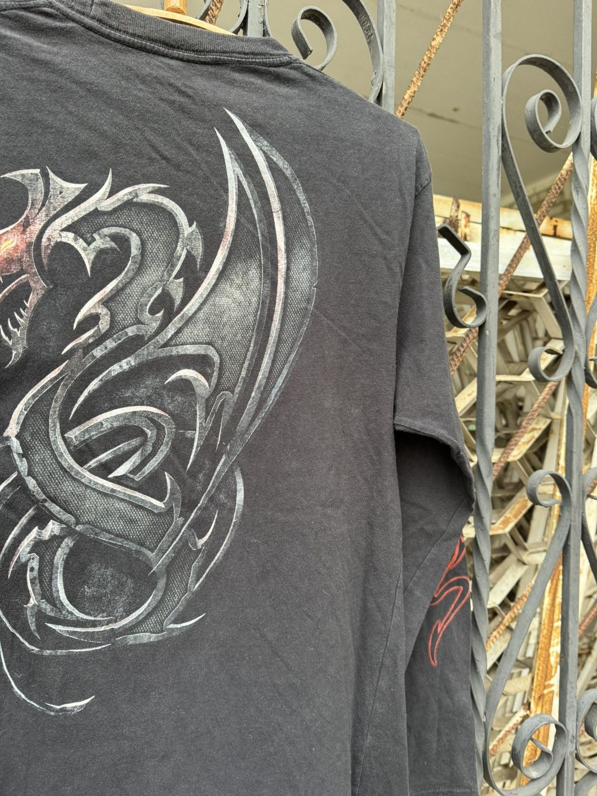 Affliction Vintage Graphic Design Crazy Dragon Long Sleeve Y2K Shirt Size US L / EU 52-54 / 3 - 11 Thumbnail