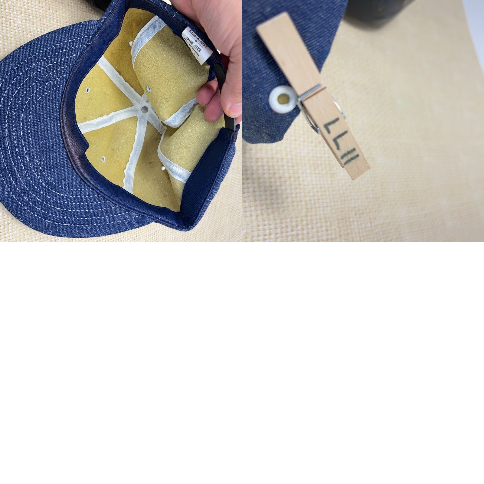 Vintage VINTAGE Denim Trucker Hat Cap USA 80s Federal Land Bank Patch Snapback Blue Cotton Denim Hat Mens One Size Adjustable Size ONE SIZE - 8 Thumbnail