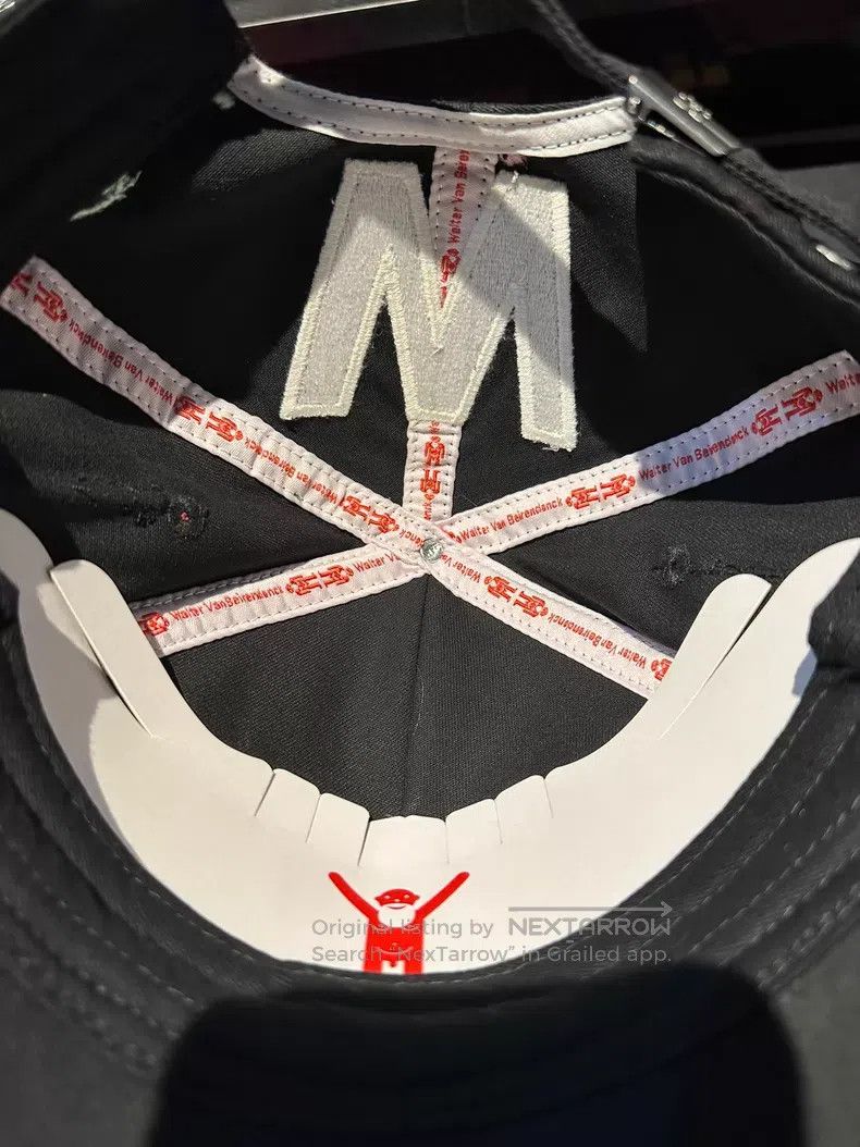 Walter Van Beirendonck Walter Van Beirendonck Black and Red Trucker Hat Size ONE SIZE - 2 Thumbnail