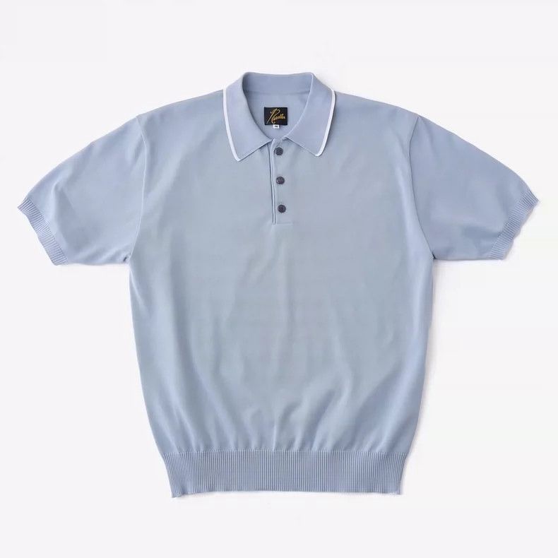 Needles Needles Short-Sleeve Polo Sweater - dmc Size US XL / EU 56 / 4 - 1 Thumbnail