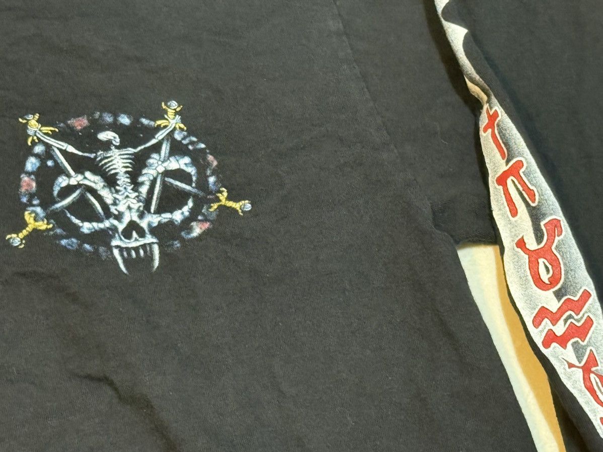 Band Tees Vintage 00s Slayer Bootleg Longsleeve Shirt Size US M / EU 48-50 / 2 - 7 Thumbnail