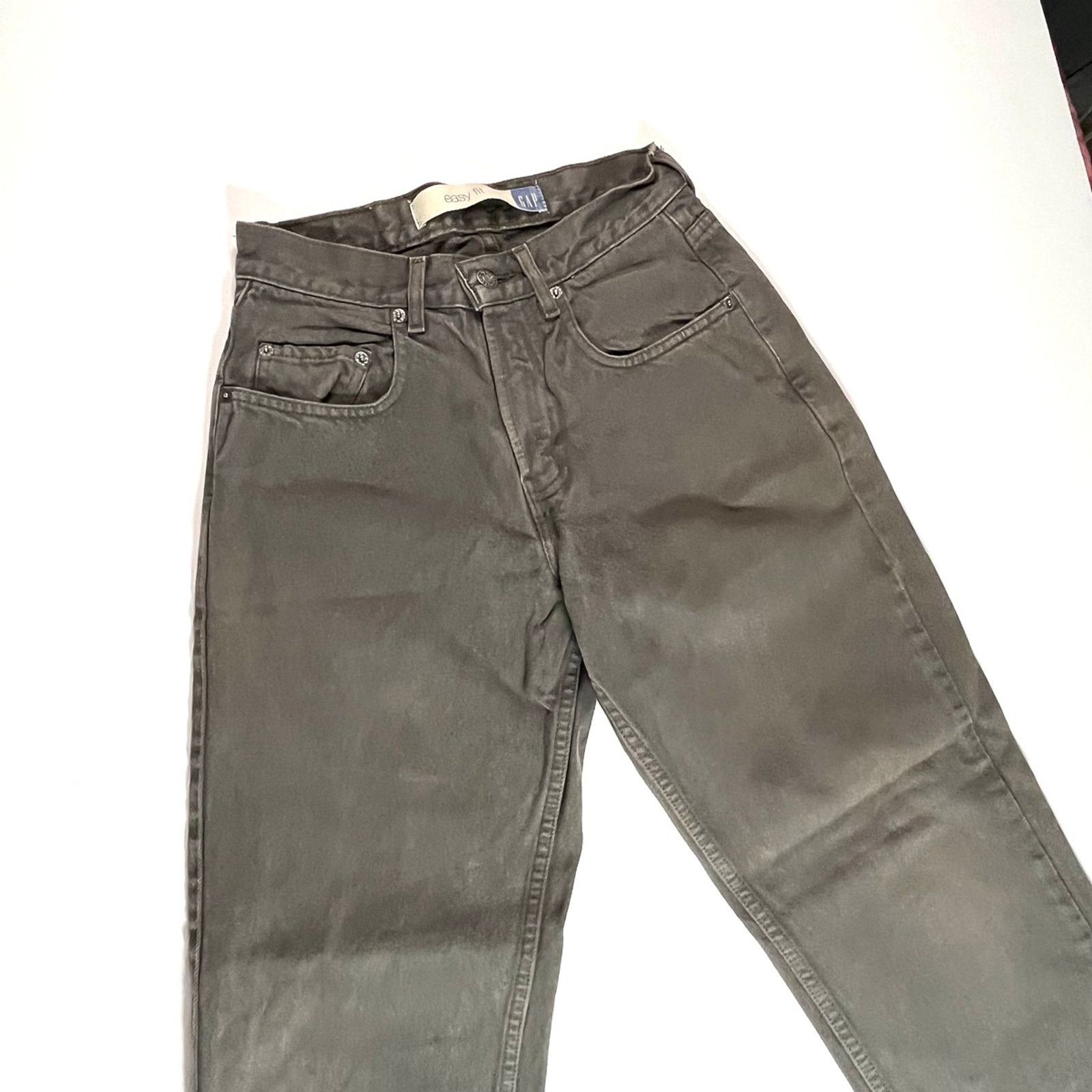 Gap × Vintage Vintage 1990’s Gap Blue Jeans Straight Leg Grey 26x29 Size 26" / US 2 / IT 38 - 2 Thumbnail