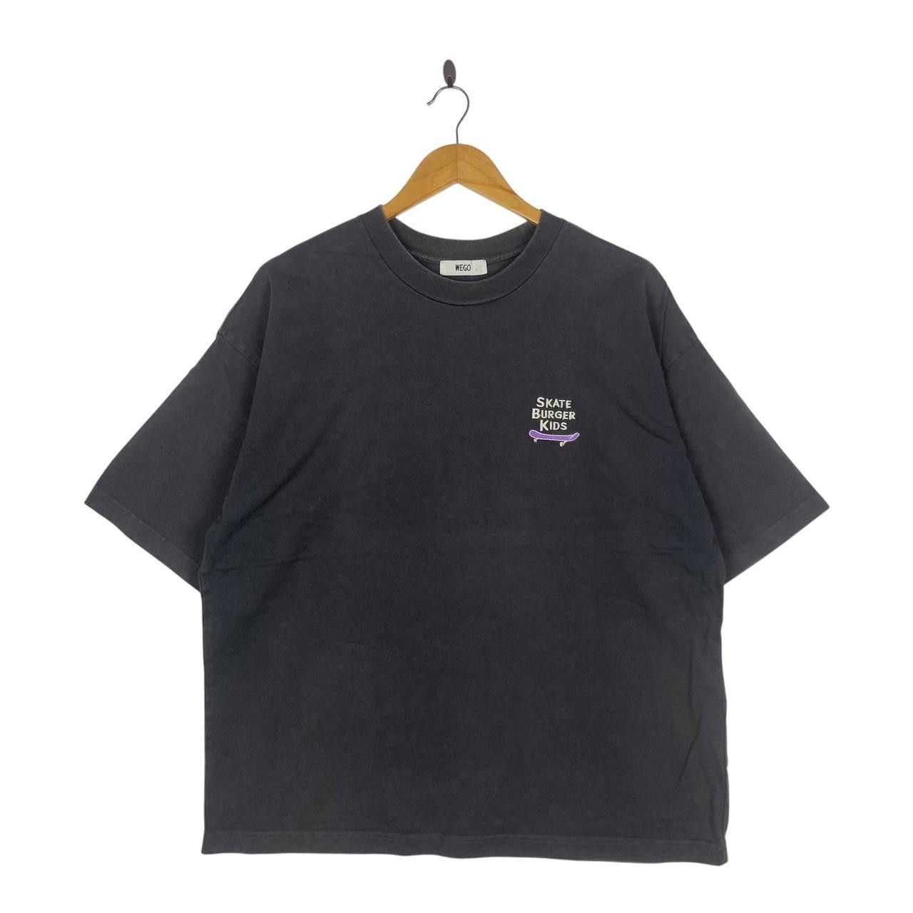 Other WEGO SKATE BURGER KIDS Sun Faded Baggy Backhit Tee Shirt Size US L / EU 52-54 / 3 - 2 Thumbnail