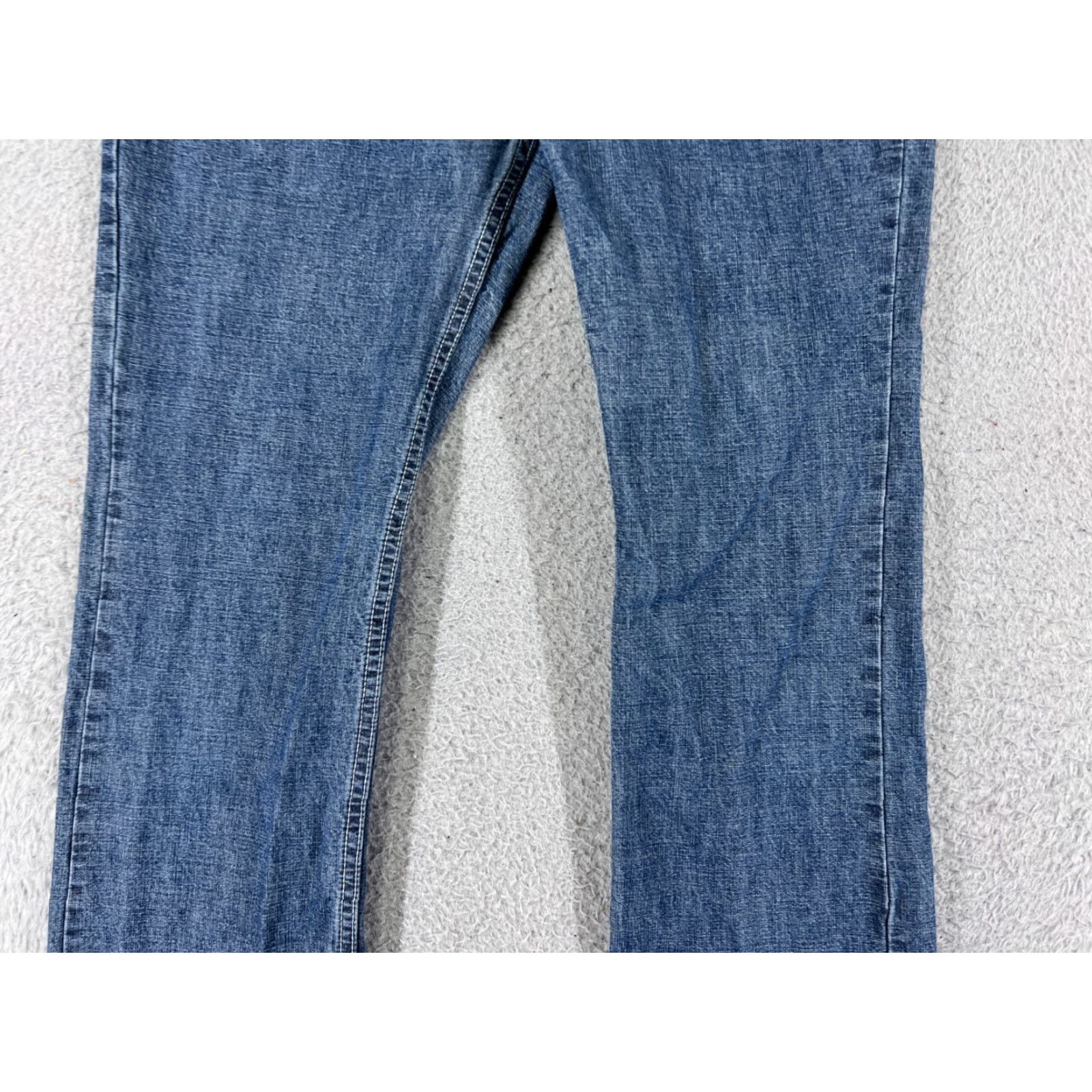 Tommy Hilfiger Tommy Hilfiger Jeans Womens 5 Blue Denim Straight Leg Button Fly 5-Pocket Design Inseam 30 in Cotton Size 27" / US 4 / IT 40 - 6 Thumbnail