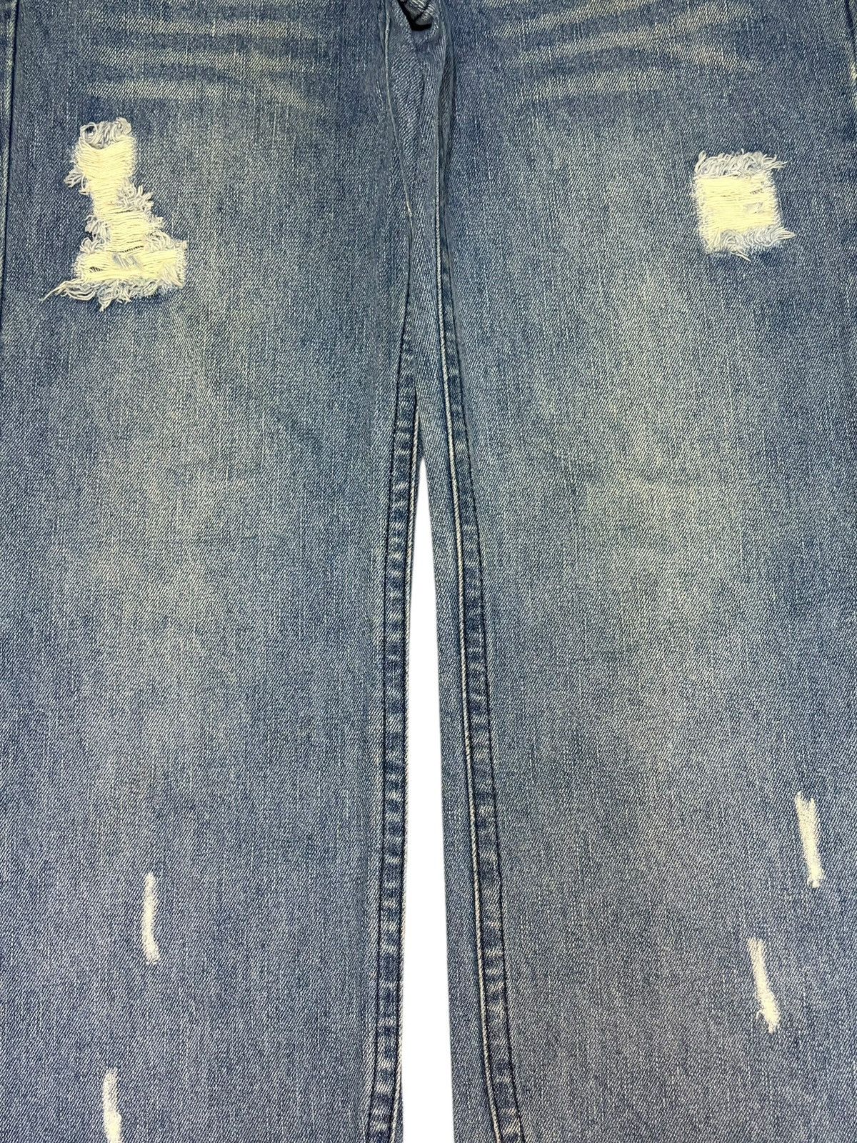Dsquared2 Vintage Blue Moon Embellished Distressed Loose Jeans Size 32" / US 10 / IT 46 - 3 Thumbnail