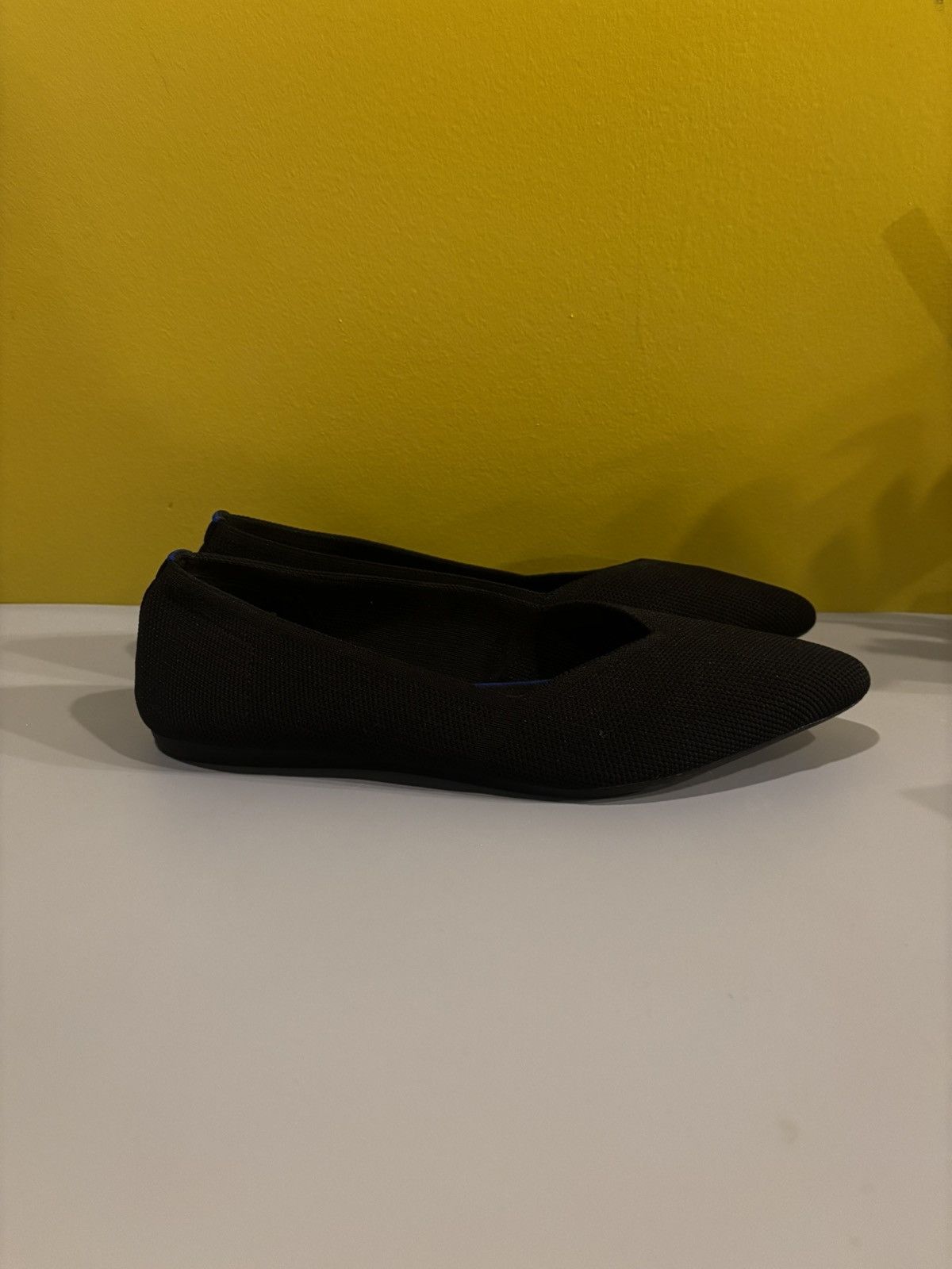 Other Women’s black pointed flat shoes0725 Size US 8 / IT 38 - 4 Thumbnail