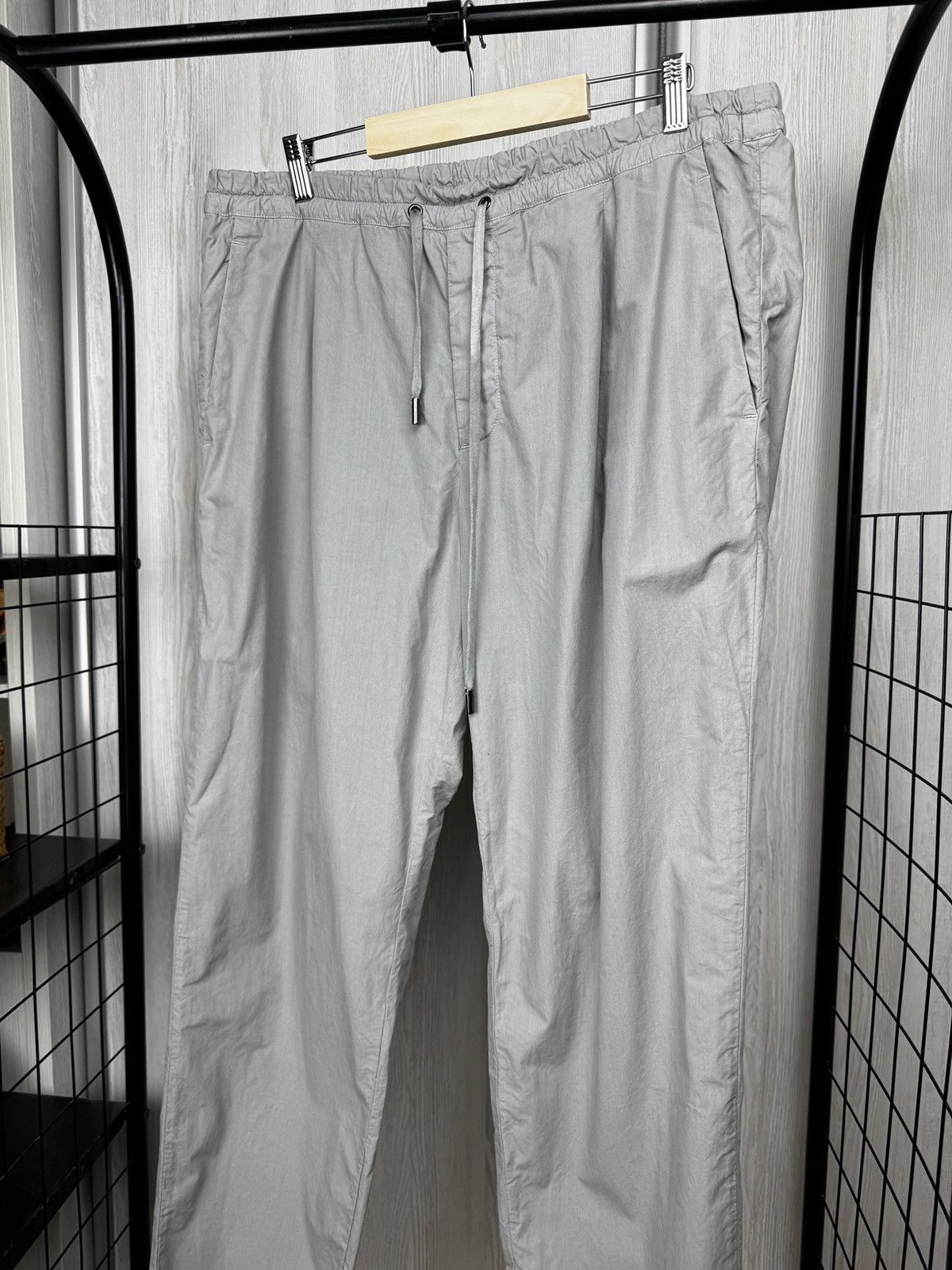 Dolce & Gabbana Dolce & Gabbana Grey Lightweight Drawstring Chino pants Size US 36 / EU 52 - 4 Thumbnail
