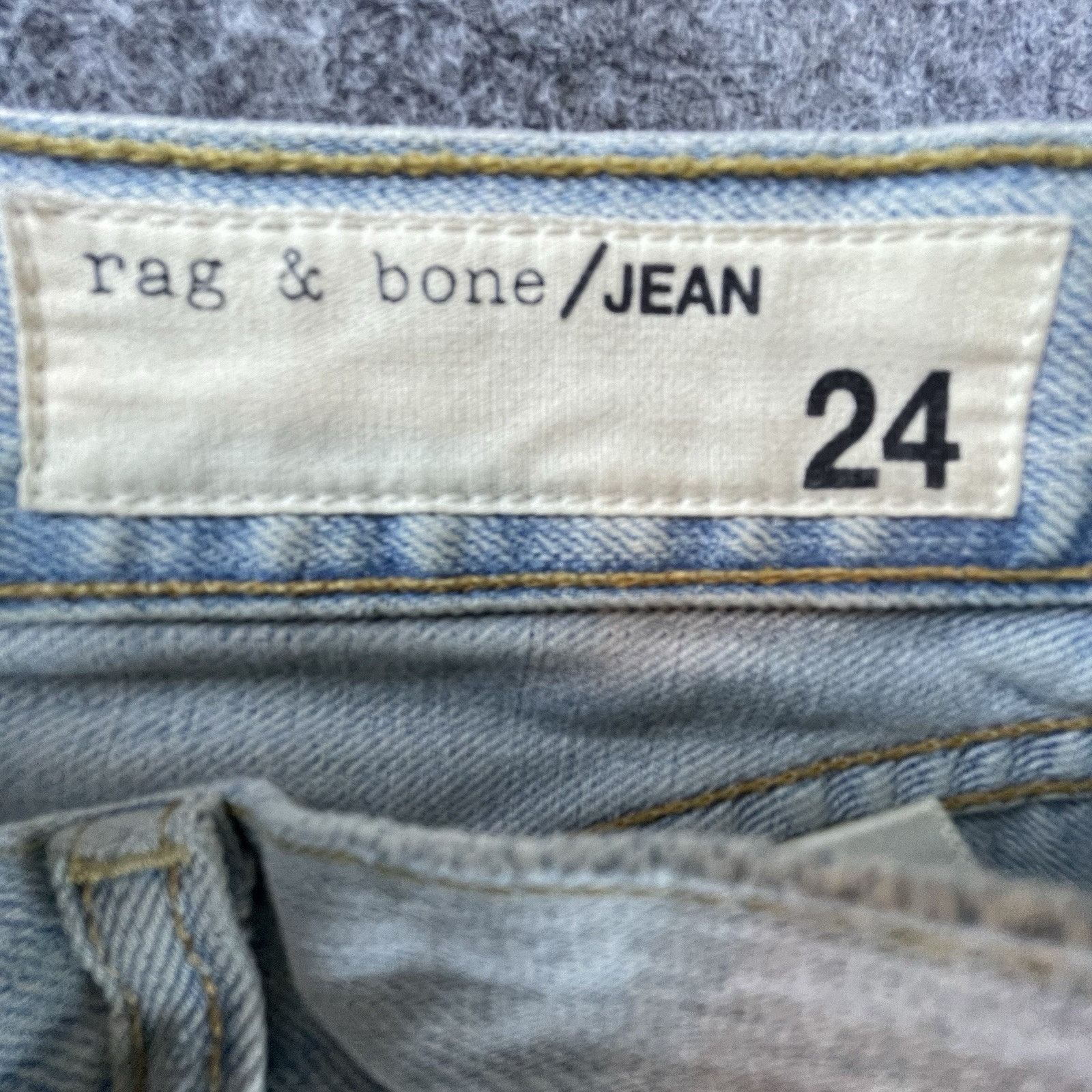 Rag & Bone Rag & Bone Jeans Womens 24 Marilyn Union Pool Crop Destroyed Size 24" / US 00 / IT 34 - 4 Thumbnail