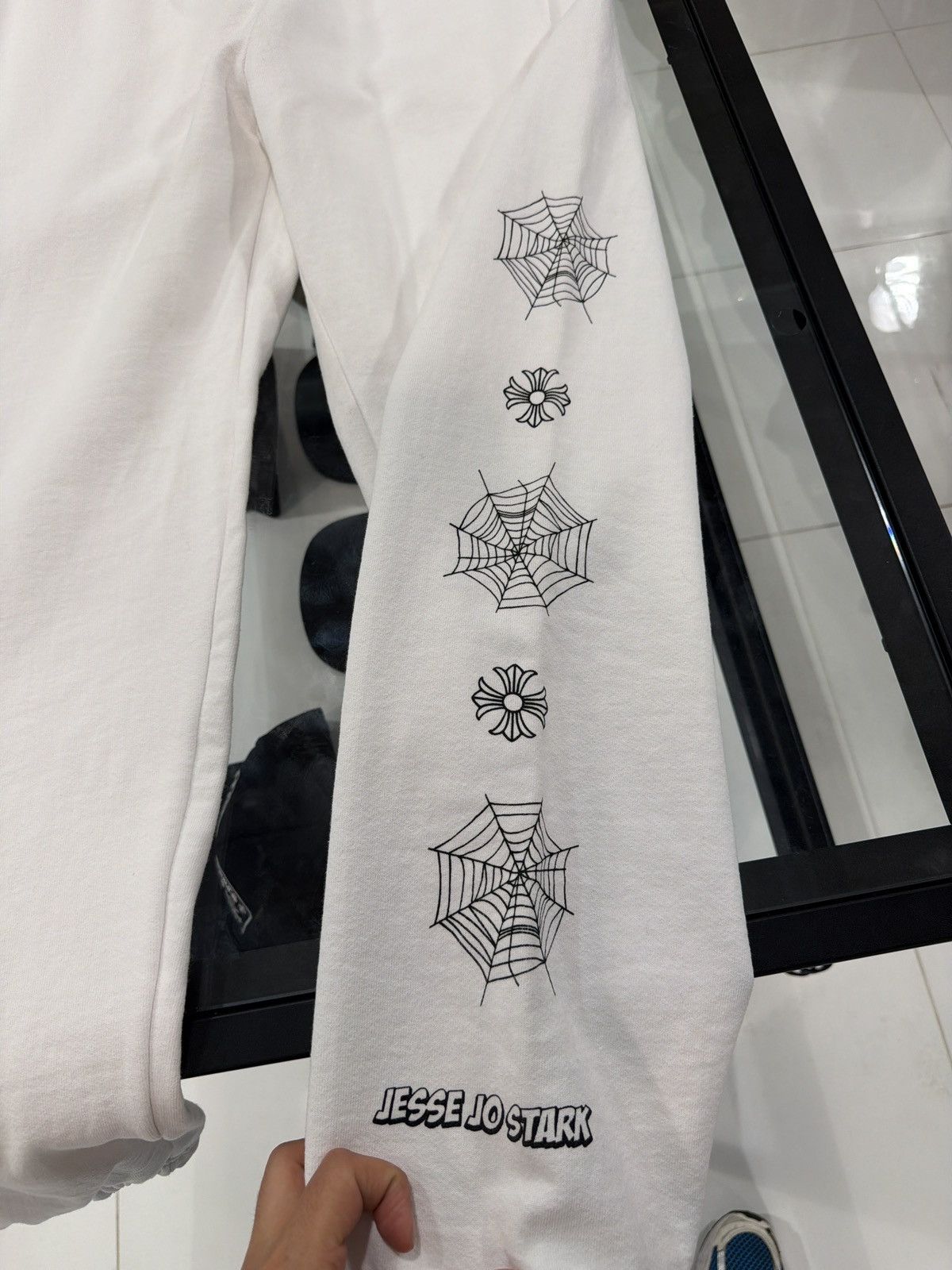 Chrome Hearts × Deadly Doll Chrome Hearts Deadly Doll Jesse Jo White Sweatpants Size US 38 / EU 54 - 4 Thumbnail