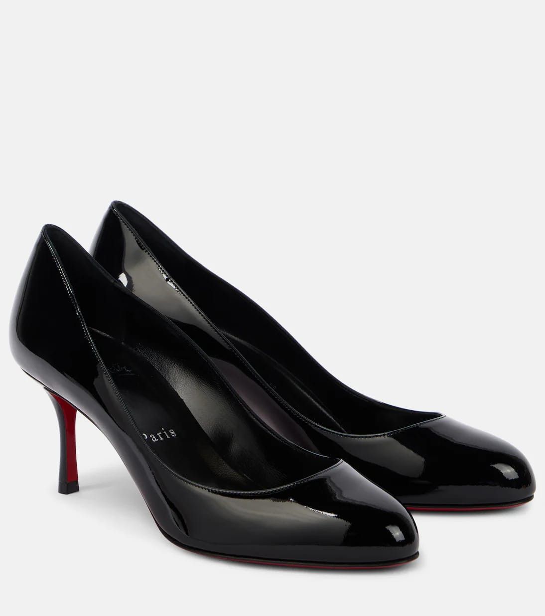 Christian Louboutin os11x0526 Dolly 70mm Patent Leather Pumps in Black Size US 9.5 / IT 39.5 - 1 Thumbnail