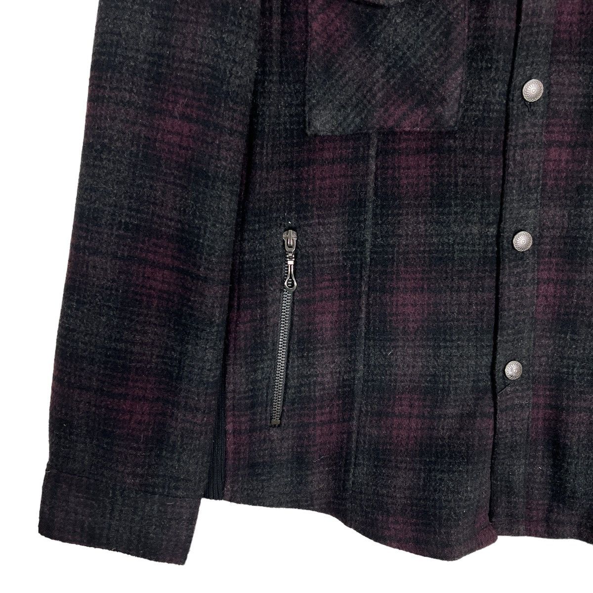 Japanese Brand 🔥 PRACT PLAID WOOL JACKET Size US M / EU 48-50 / 2 - 4 Thumbnail