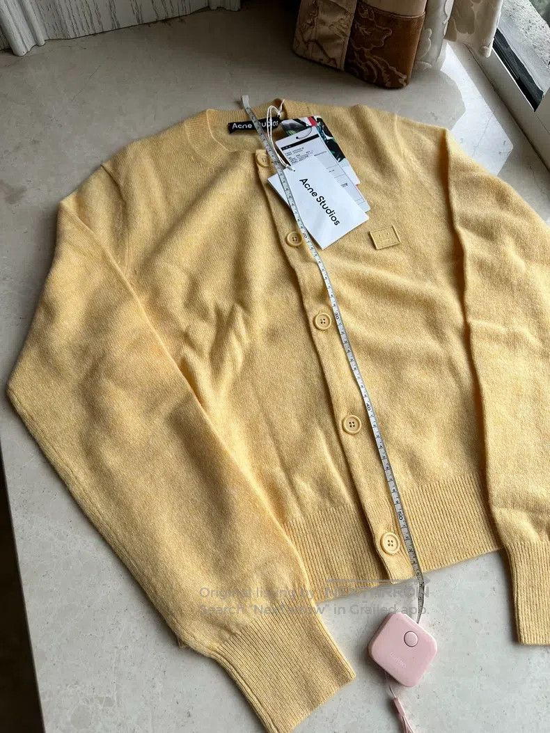 Acne Studios Acne Studios Smiling wool sweater knit cardigan jacket, ba Size M / US 6-8 / IT 42-44 - 3 Thumbnail