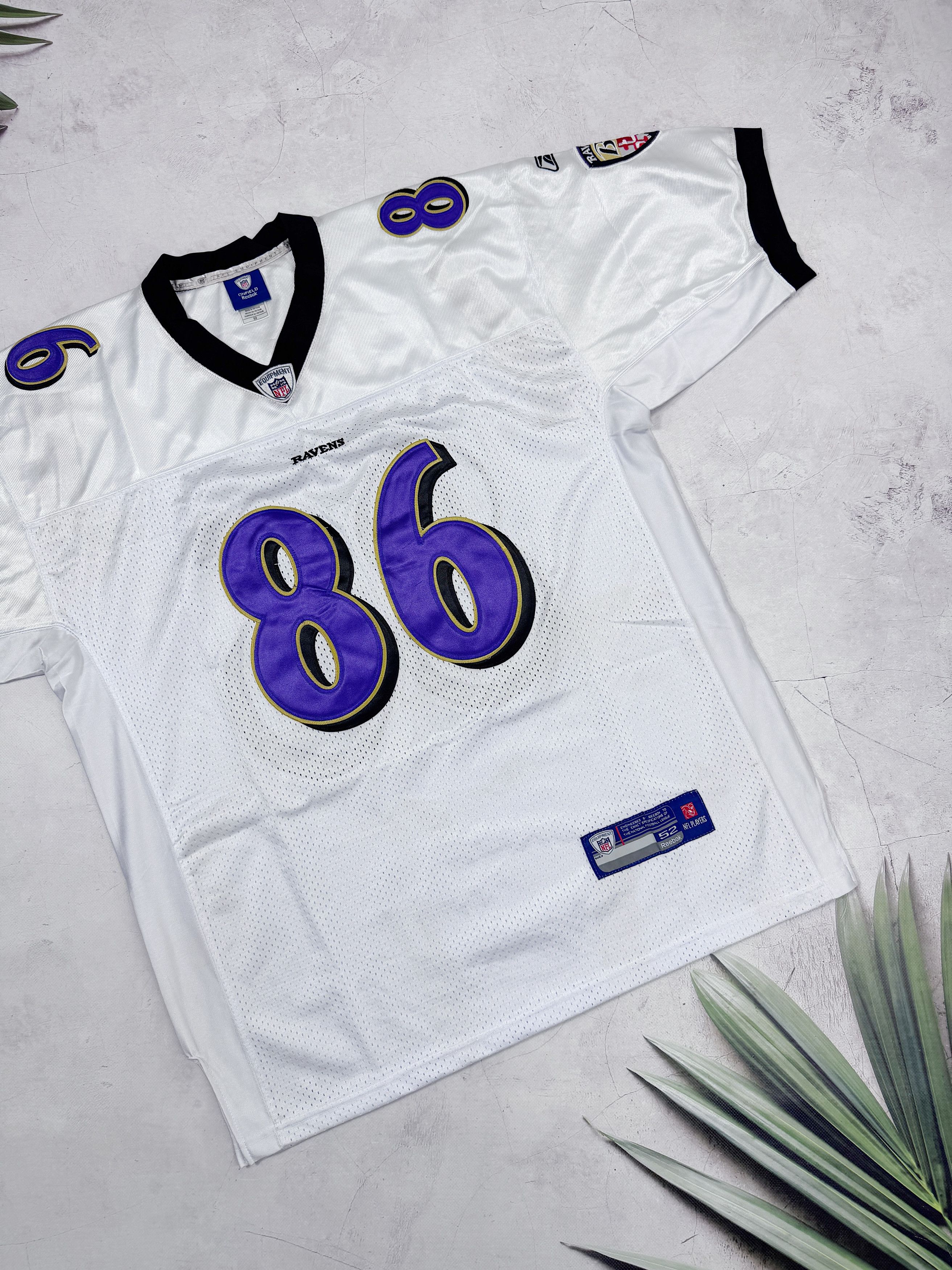 NFL 2003 - 2005 Baltimore Ravens NFL Jersey #86 HEAP by Reebok Size US L / EU 52-54 / 3 - 5 Thumbnail