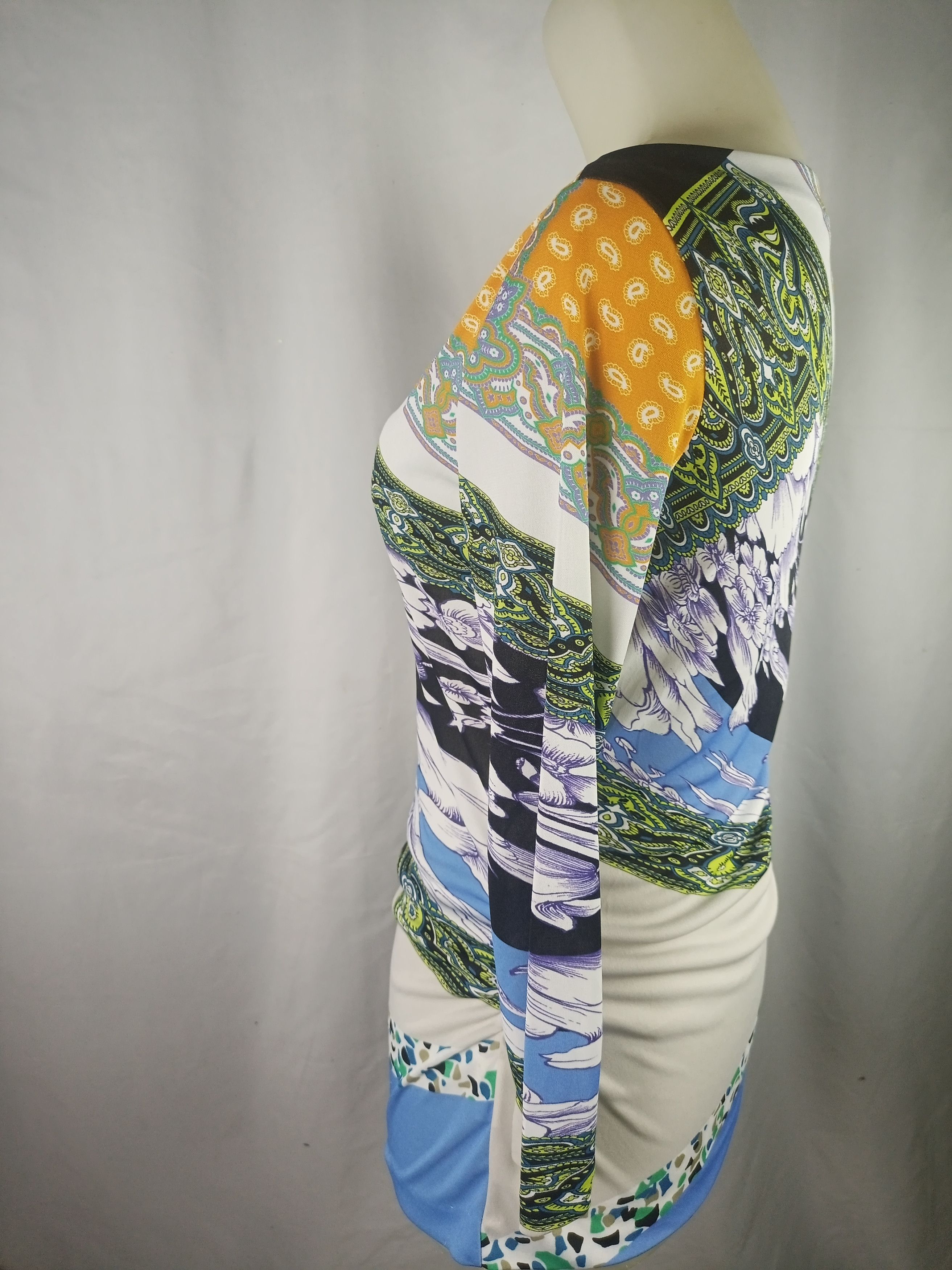 Etro ETRO Milano Blouse Tunic top 3/4 sleeves Size M / US 6-8 / IT 42-44 - 12 Thumbnail