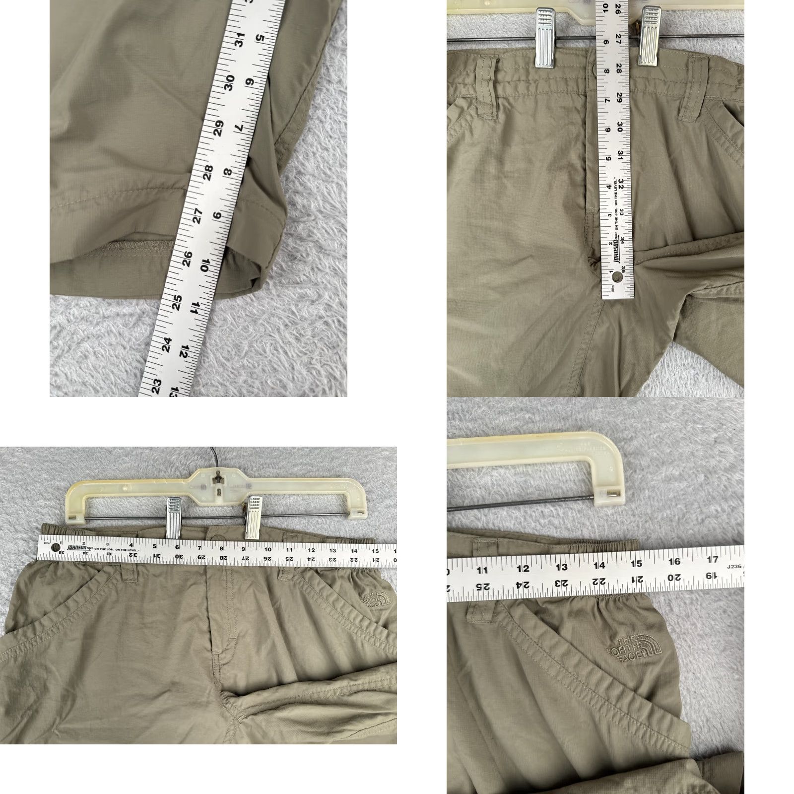 The North Face The North Face Womens Shorts Cargo Beige 32x10 100% Nylon Inseam 10 in Size 8 Pocket Logo Size 30" / US 8 / IT 44 - 8 Thumbnail
