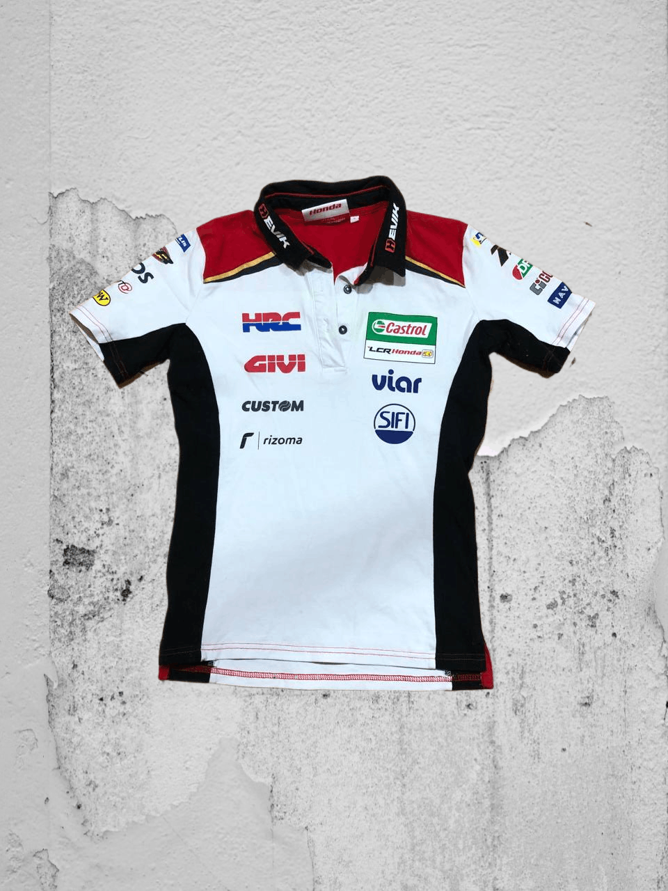 Honda T-shirt Vintage Honda logo Polo LCR team Racing Y2K Size S / US 4 / IT 40 - 1 Thumbnail