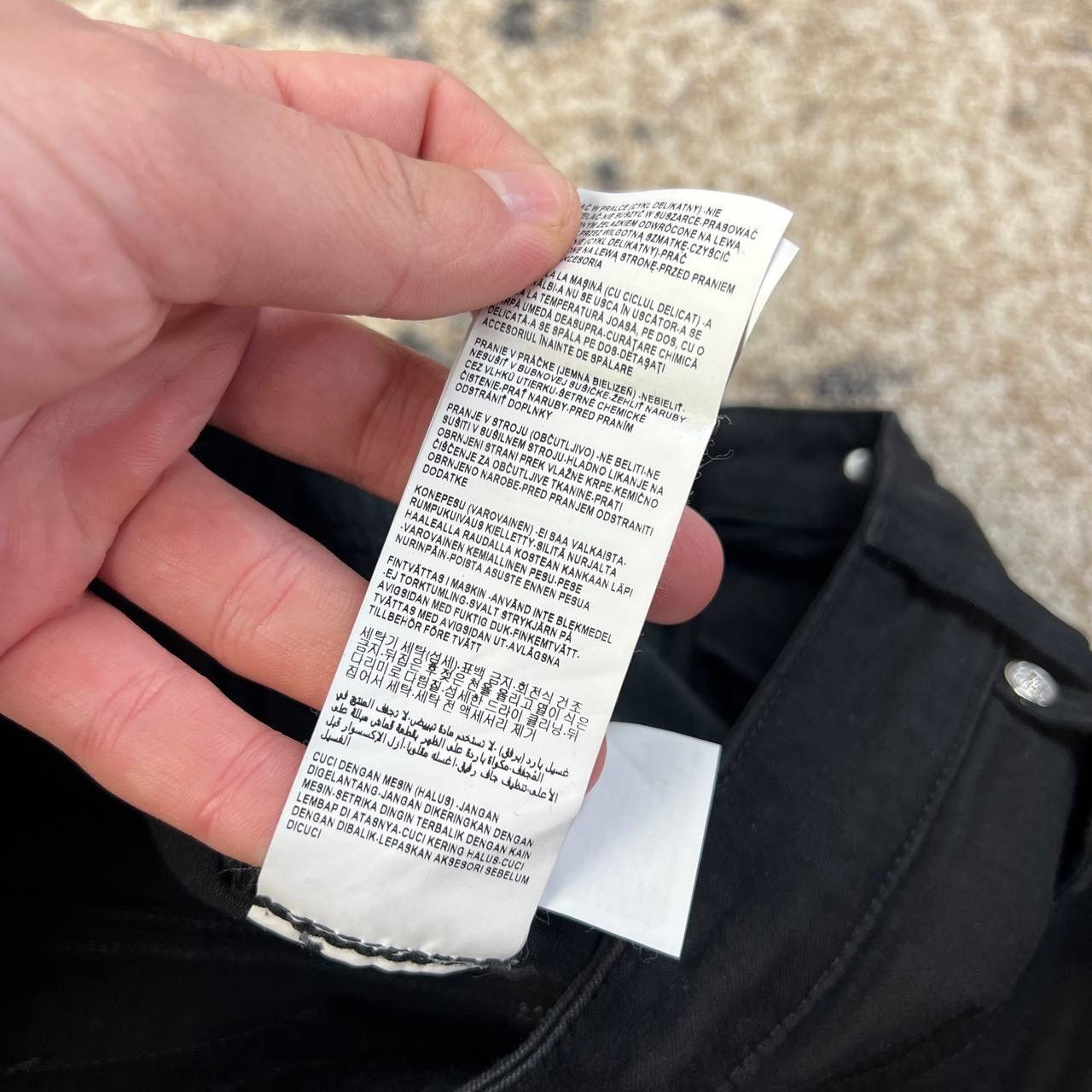 Versus Versace Versace Versus Luxury Black Skinny Fit Denim Jeans Size 30" / US 8 / IT 44 - 9 Thumbnail