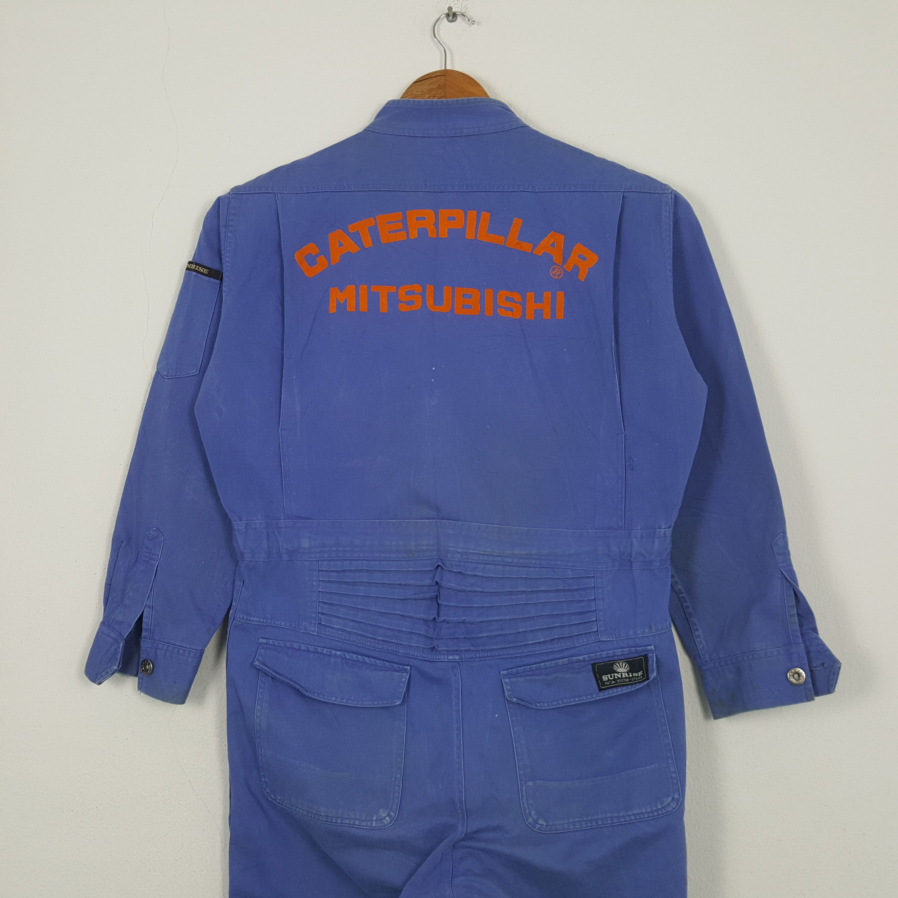 Japanese Brand Vintage Caterpillar Mitsubishi Japan Vehicle Coverall RR2 Size US L / EU 52-54 / 3 - 2 Thumbnail