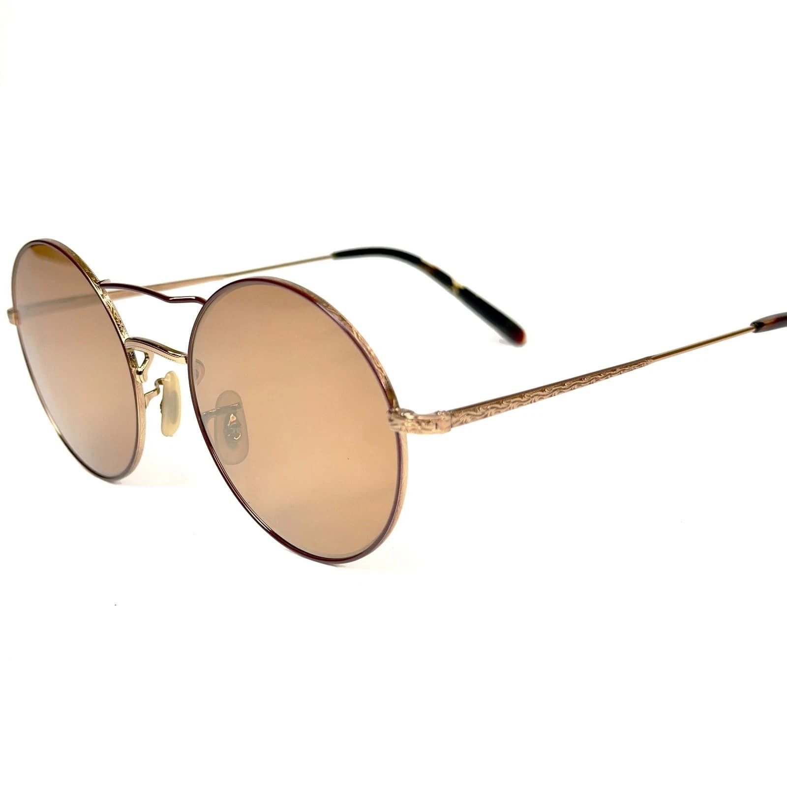 Oliver Peoples OLIVER PEOPLES 1214 NICKOL OV1214S Rose Round Sunglass Size ONE SIZE - 8 Thumbnail