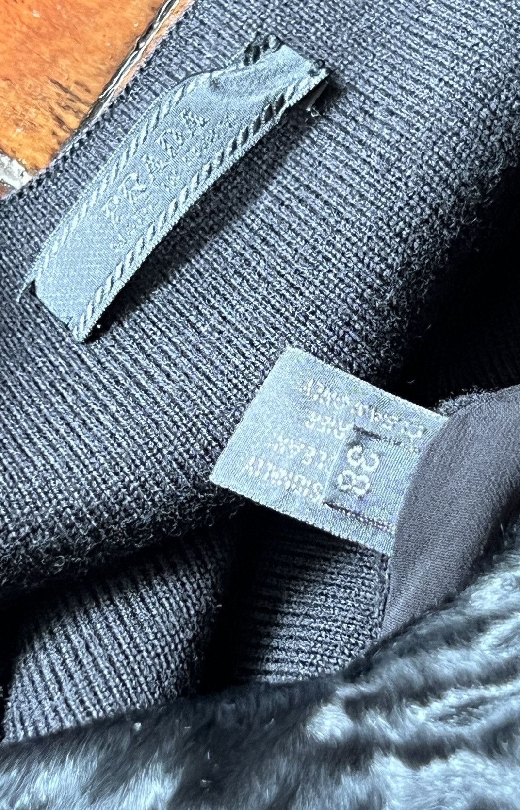 Prada Prada Fall 1998 astrakhan sweater Size S / US 4 / IT 40 - 14 Thumbnail