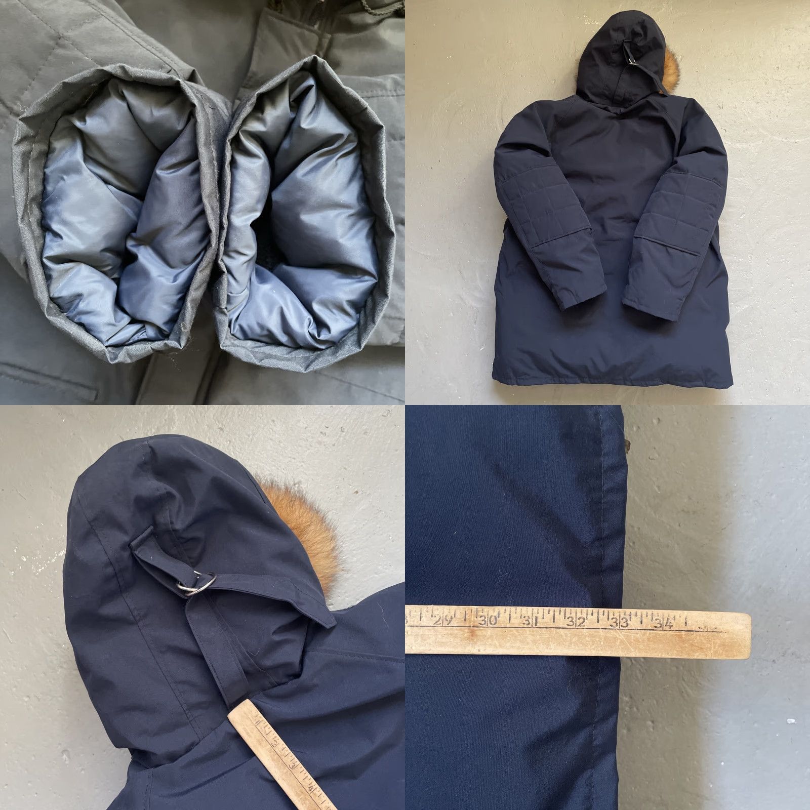 Schott VINTAGE SCHOTT NYC Goose Down Parka Jacket Mens XXL Blue USA Nylon Down Regular XL EUC Size US XL / EU 56 / 4 - 8 Thumbnail