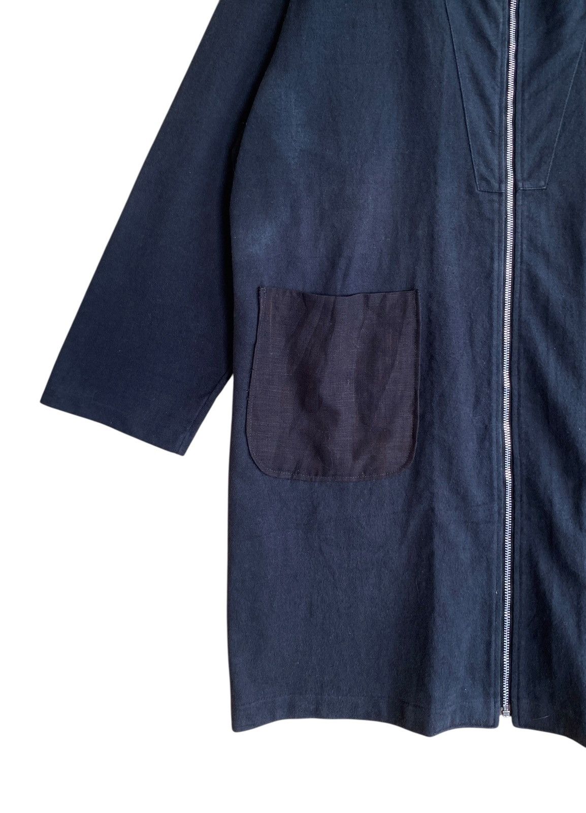 Yohji Yamamoto Very Rare Vintage Workshop Yohji Yamamoto Long Jacket 1980s Size US L / EU 52-54 / 3 - 4 Thumbnail