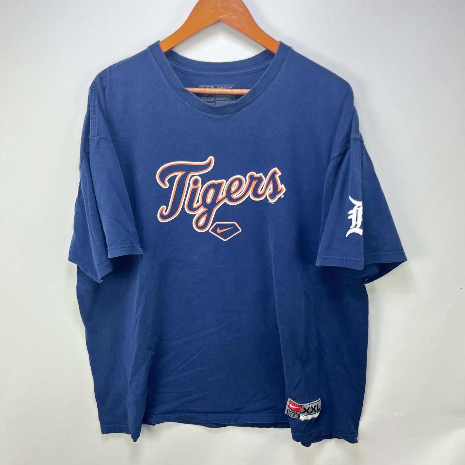 Nike Vintage Detroit Tigers Nike MLB T Shirt Sun Faded T Shirt Size ONE SIZE - 1 Thumbnail