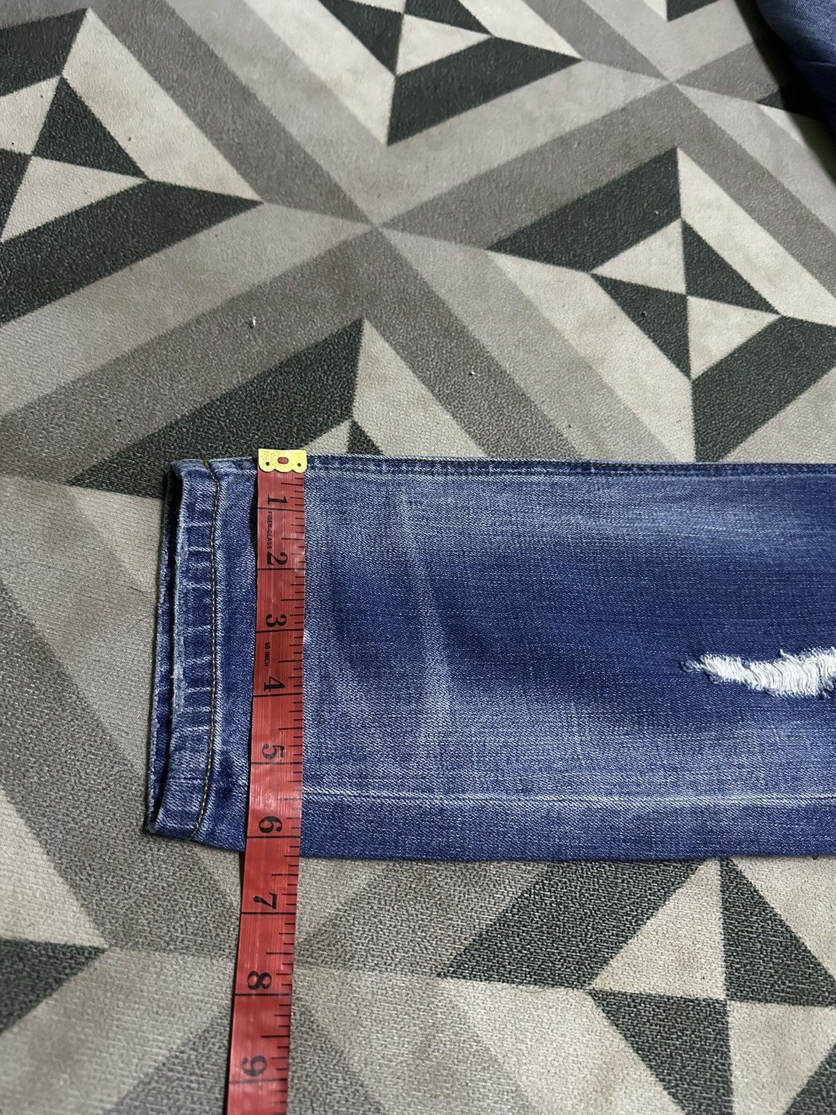 Number (N)ine Number nine distressed style denim jeans Size US 31 - 13 Thumbnail