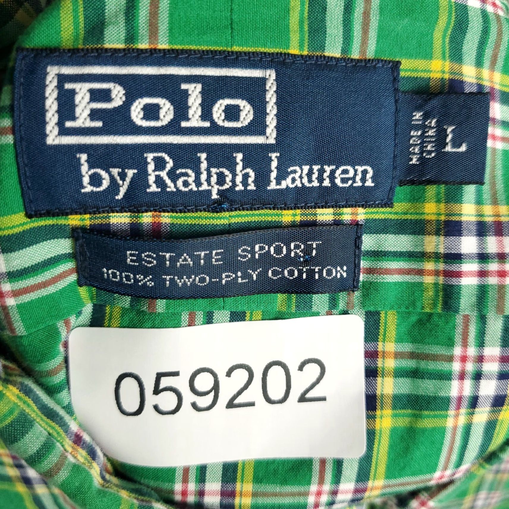 Ralph Lauren Ralph Lauren Mens Large Green Plaid Button-Up Shirt Long Sleeve Casual Size US L / EU 52-54 / 3 - 7 Thumbnail
