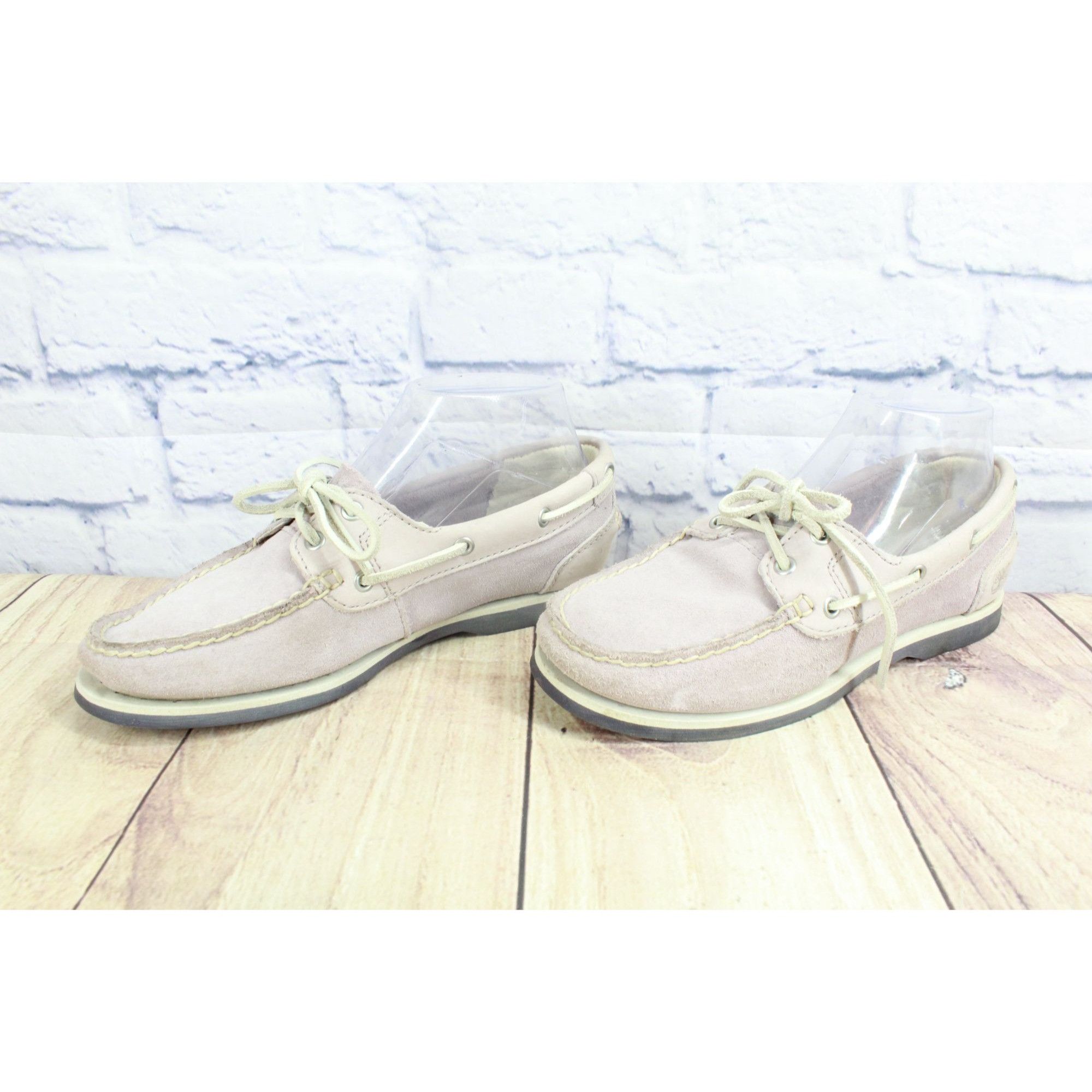 Timberland Timberland Womens Pink Suede Boat Shoes Size 7 Preppy Casual Size US 7 / IT 37 - 3 Thumbnail