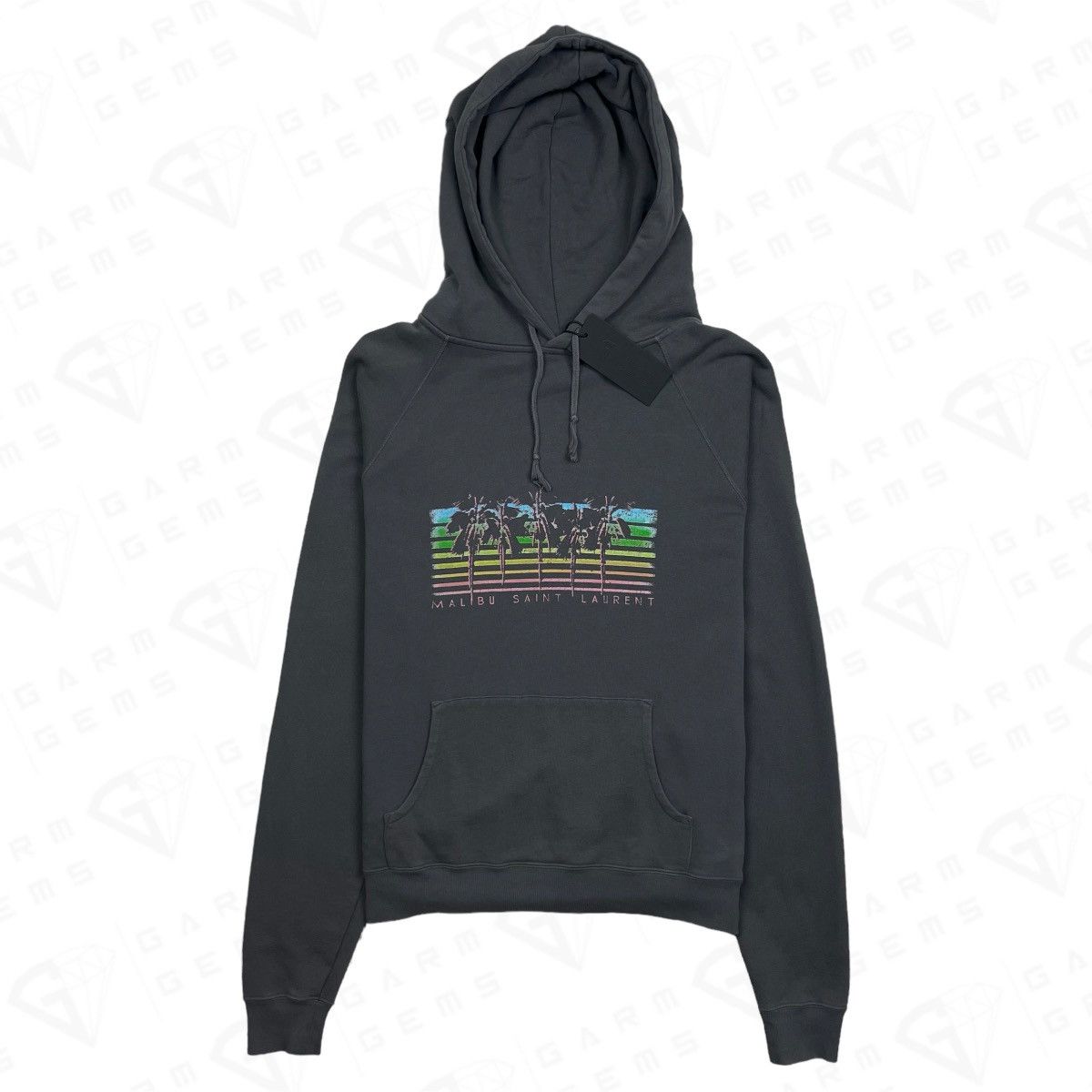 Saint Laurent Malibu Tree Print Hoodie