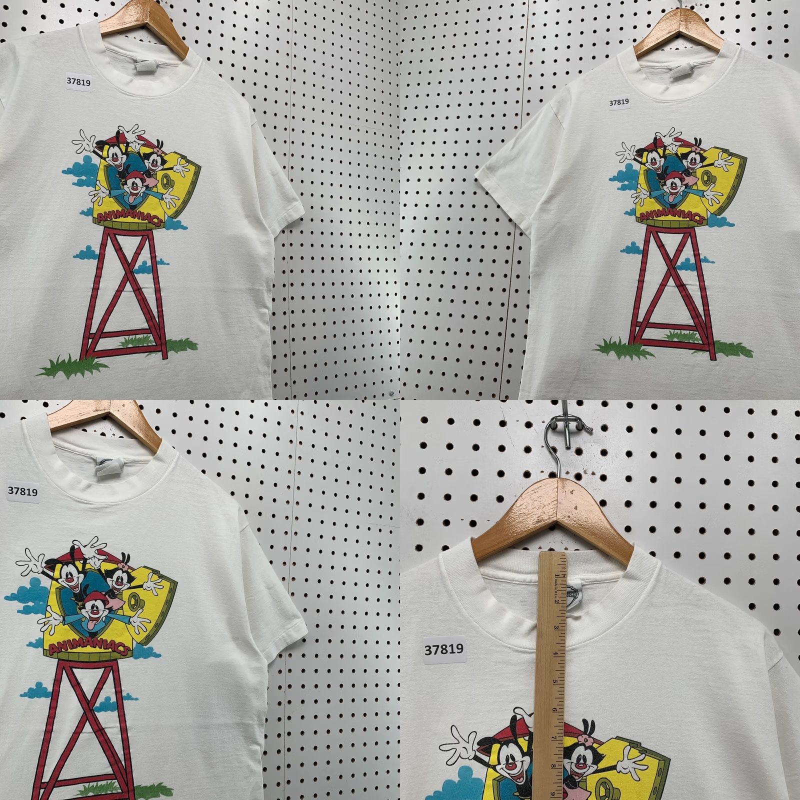 Vintage VINTAGE Animaniacs Shirt Mens XL White RARE WB Graphic USA 90s Size US XL / EU 56 / 4 - 8 Thumbnail