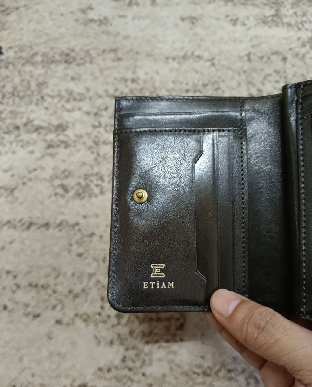 Leather PATINA LEATHER ETIAM WALLET Size ONE SIZE - 6 Thumbnail