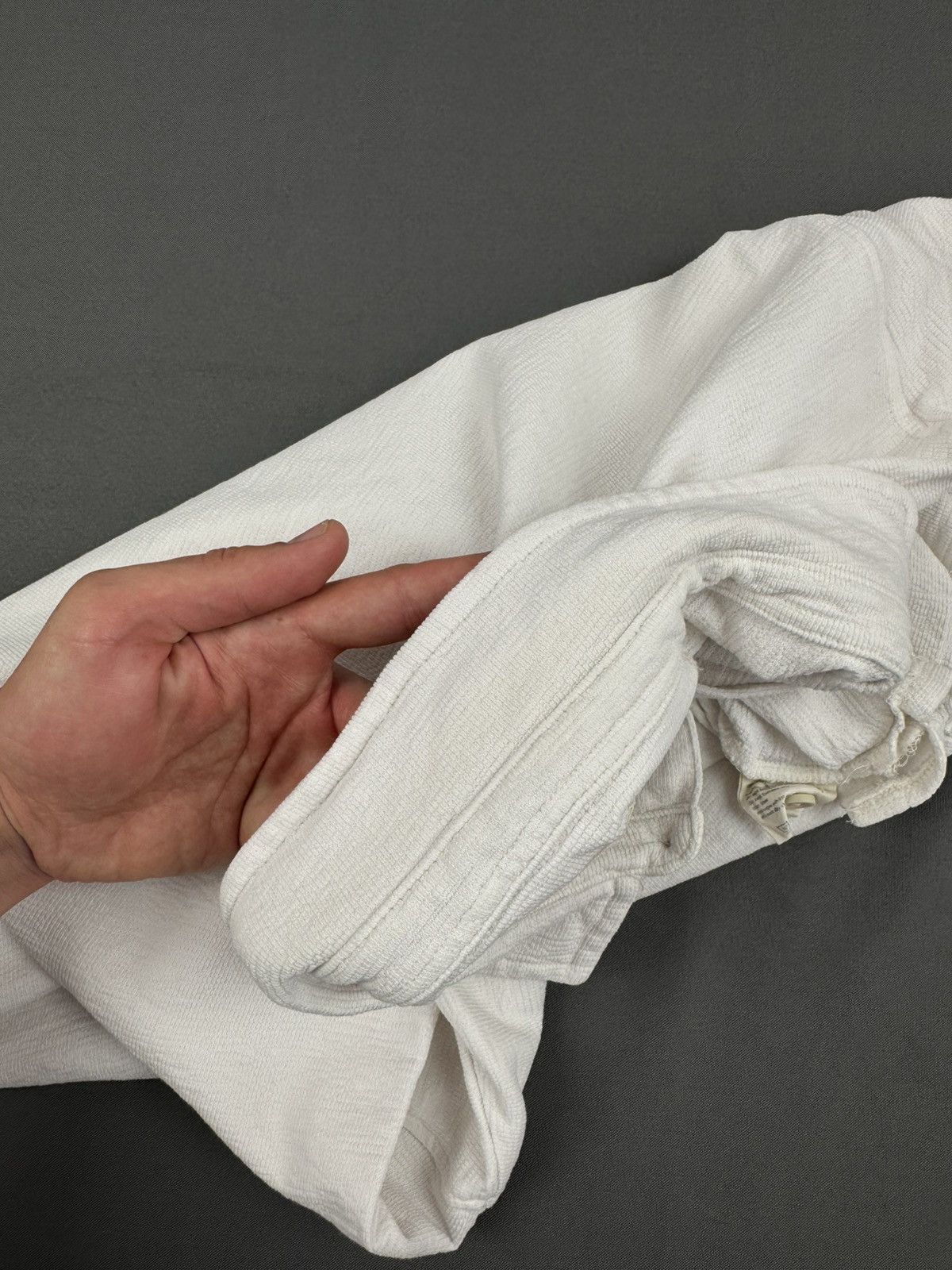 Folk Folk White Heavy Cotton Polo Size US L / EU 52-54 / 3 - 7 Thumbnail