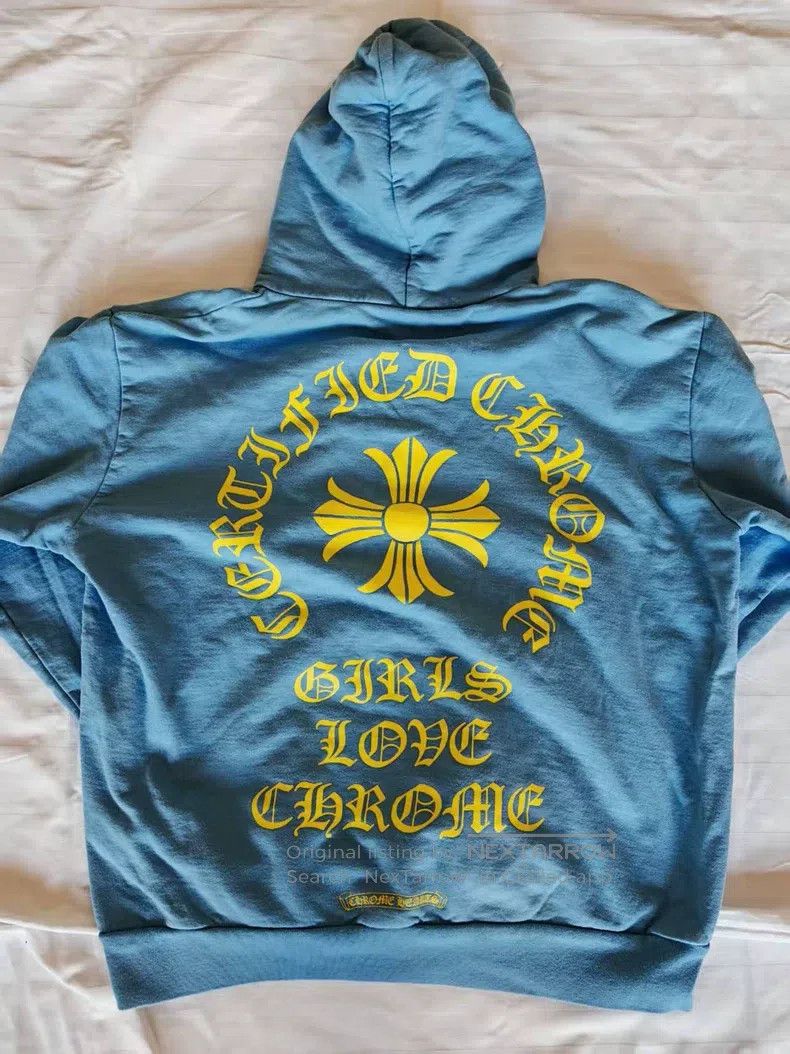 Chrome Hearts CHROME HEARTS Size M Drake sky blue sweater Size US M / EU 48-50 / 2 - 2 Thumbnail