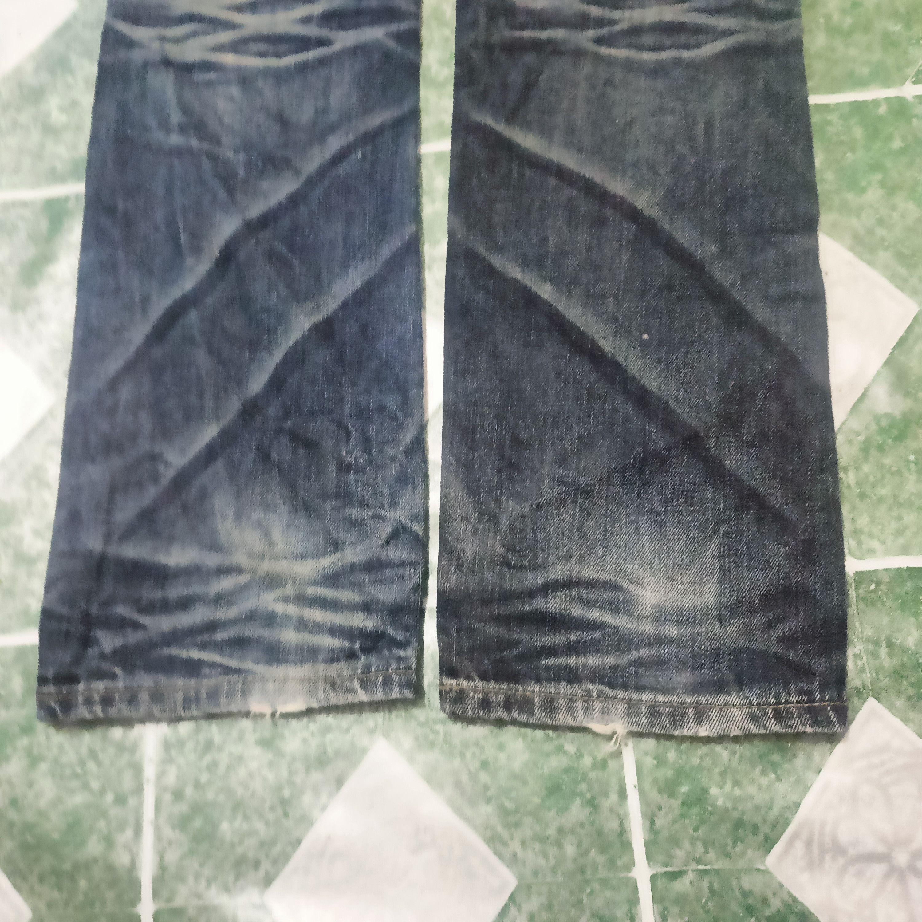 If Six Was Nine Japanese Yoshitomo Nara Lolita Flared Mud Wash Distressed Size US 30 / EU 46 - 4 Thumbnail