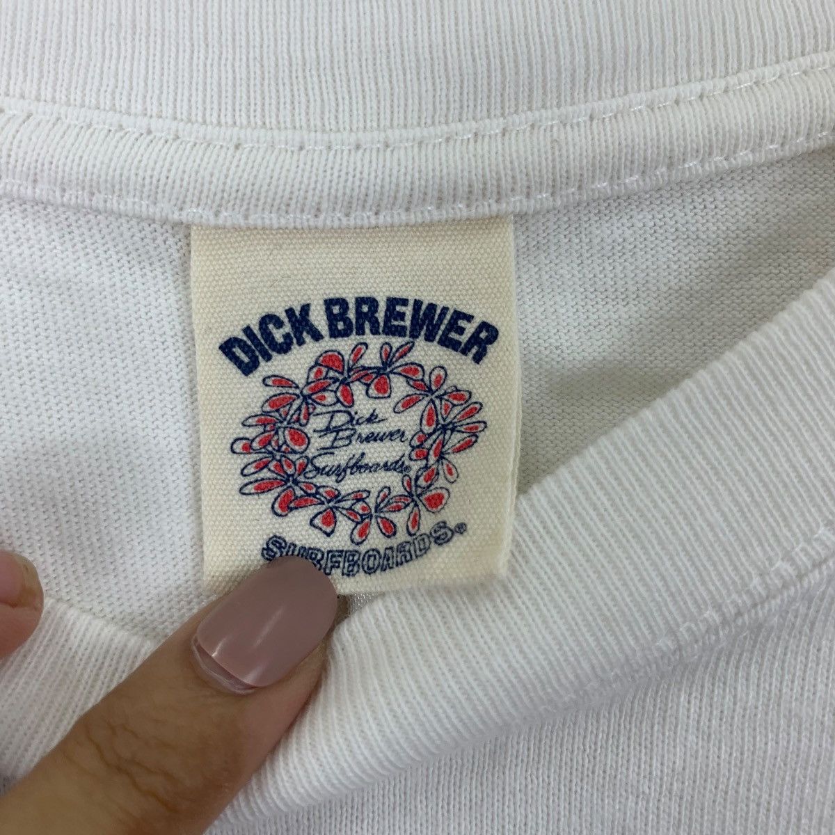 Vintage DICK BREWER SURFBOARD North Shore Hawaii Tee Shirt Top Size S / US 4 / IT 40 - 8 Thumbnail